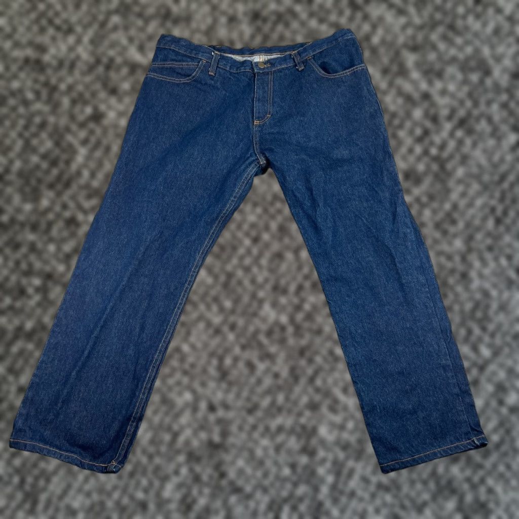 Denime Dearborn Jeans Mens 38x40 Medium Wash Blue Denim USA Chicago Straight Leg Mens Size US 38 / EU 54 - 1 Thumbnail