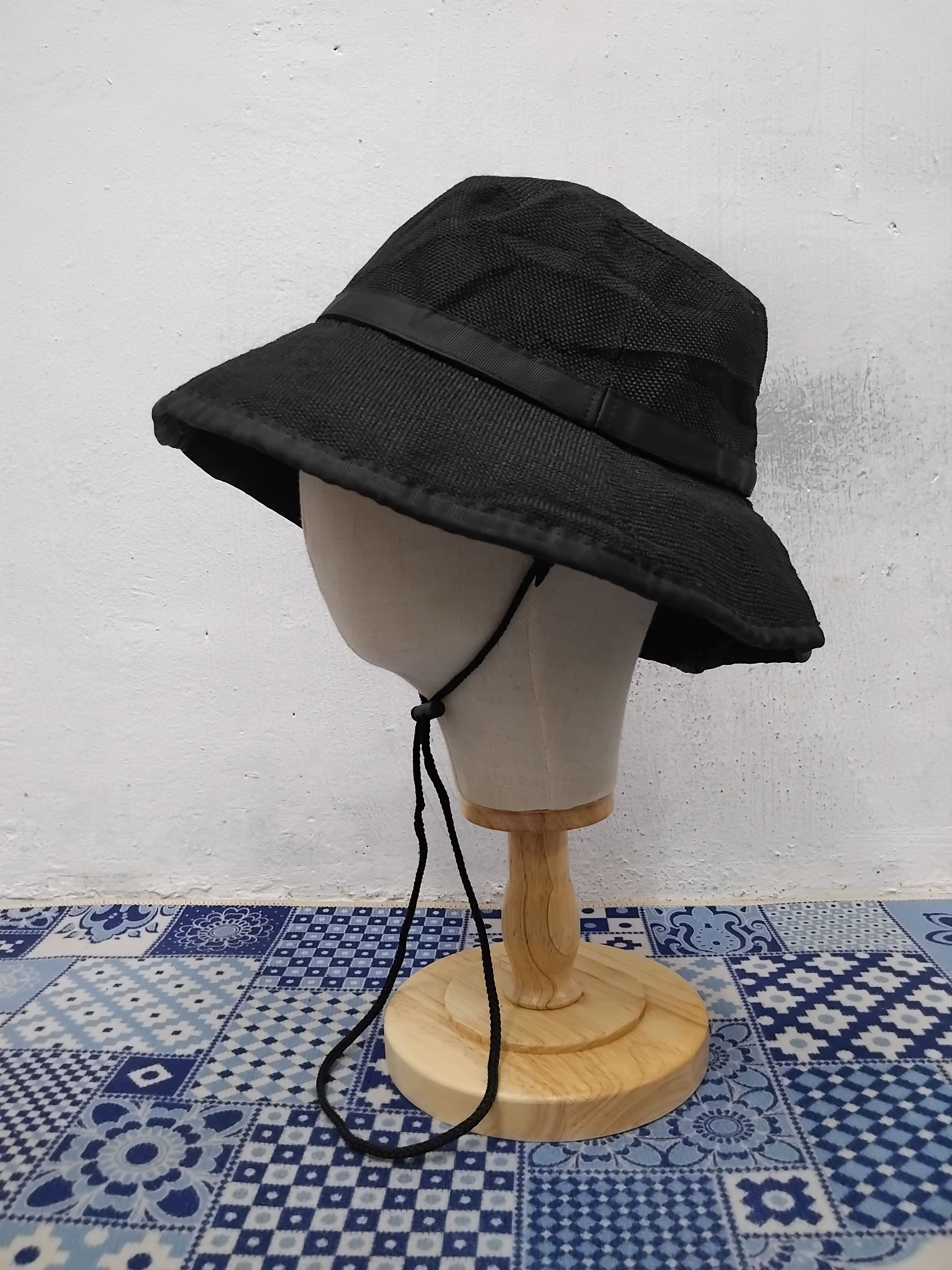 Japanese Brand Black colour Japanese style streetwear hat Size 38 - 4 Thumbnail