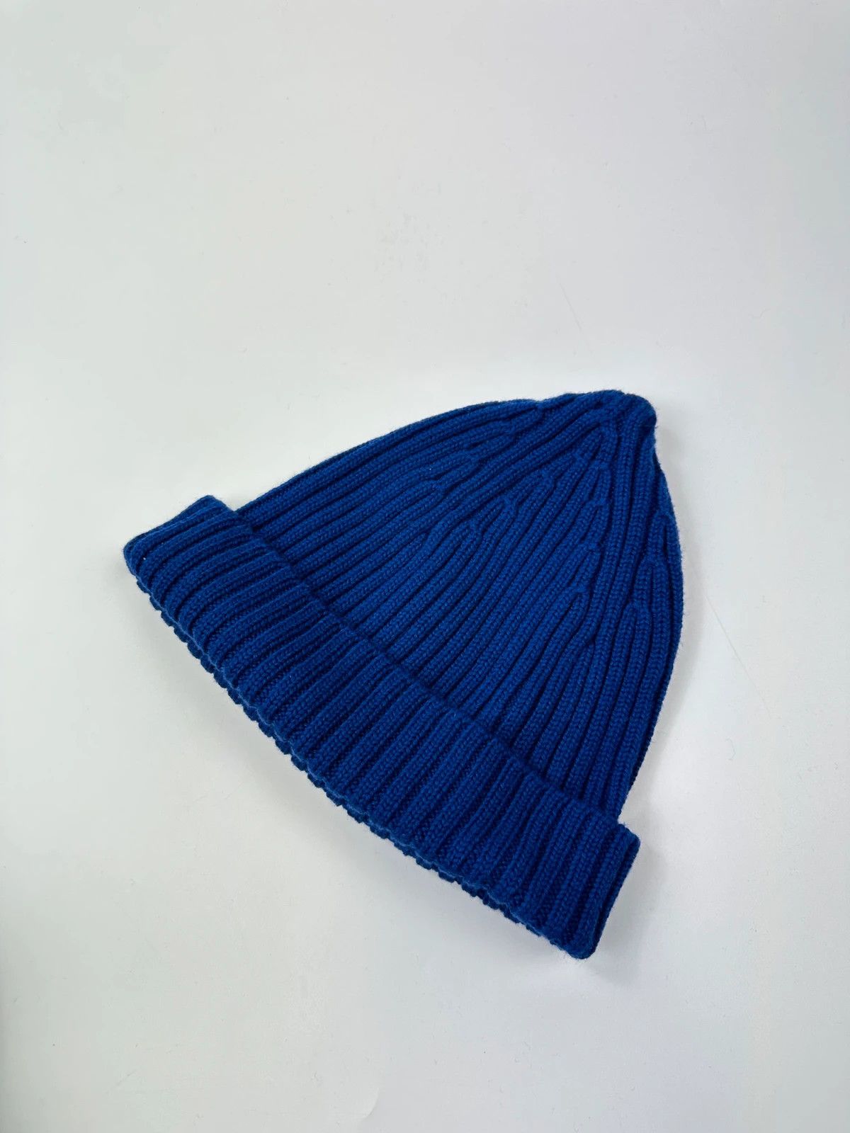 Prada Prada Sport 00s Electric Blue Ribbed Wool Beanie Size ONE SIZE - 2 Thumbnail