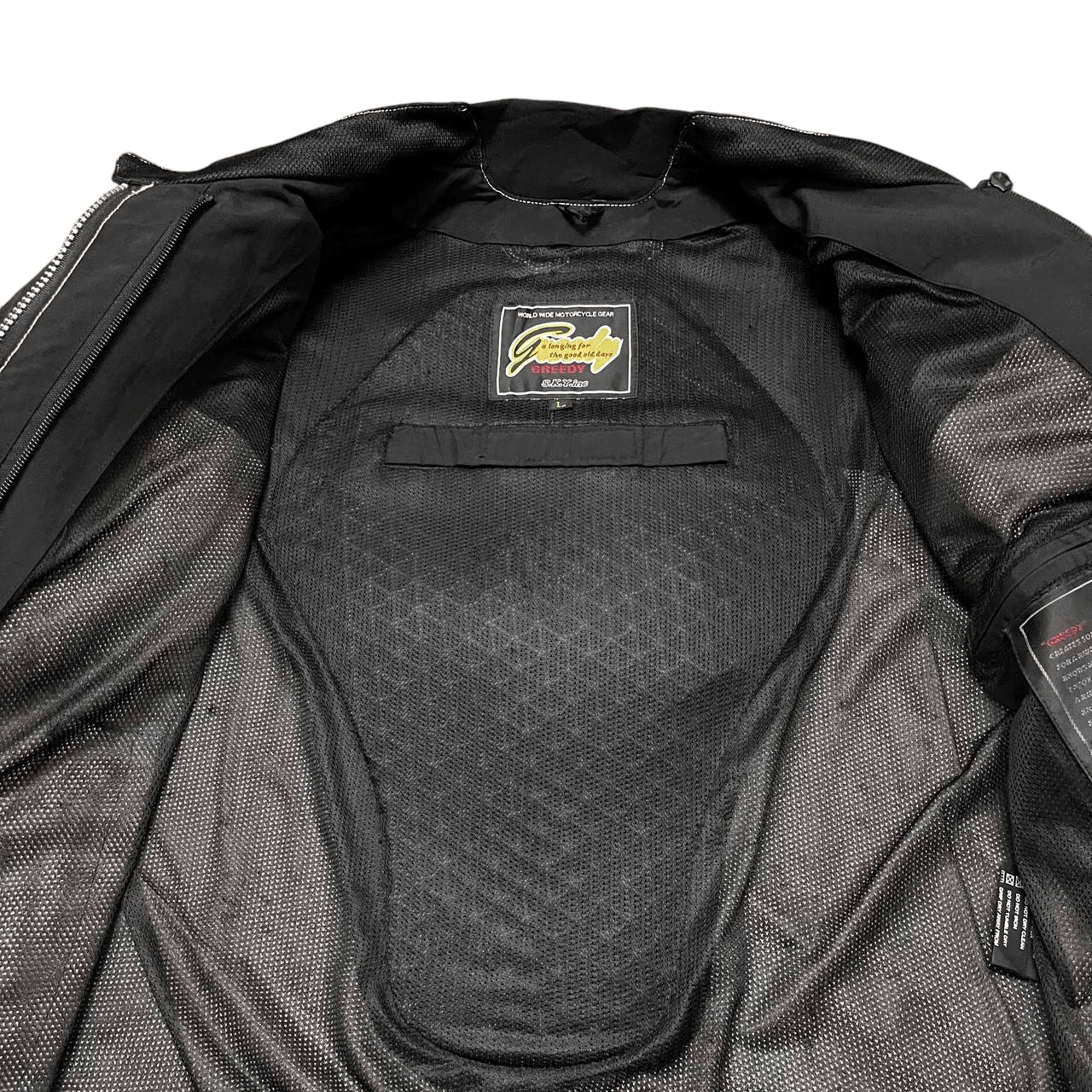 Japanese Brand Vintage Greedy Motorcycle Racing Jacket with Padding Size US L / EU 52-54 / 3 - 8 Thumbnail