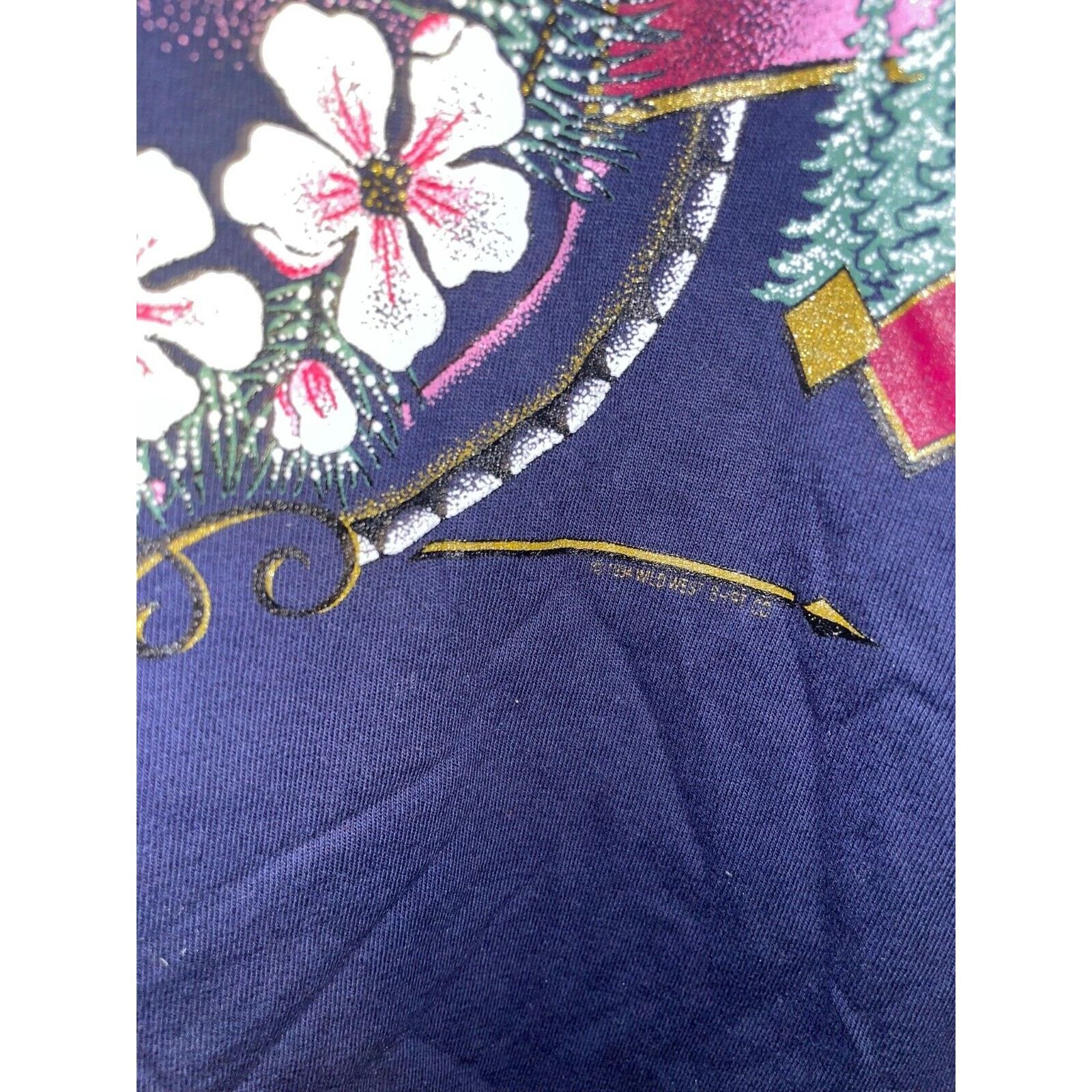 Jerzees Vintage Great Smokies Shirt Mountain Blue Tee VTG 90s Large Size US L / EU 52-54 / 3 - 5 Thumbnail