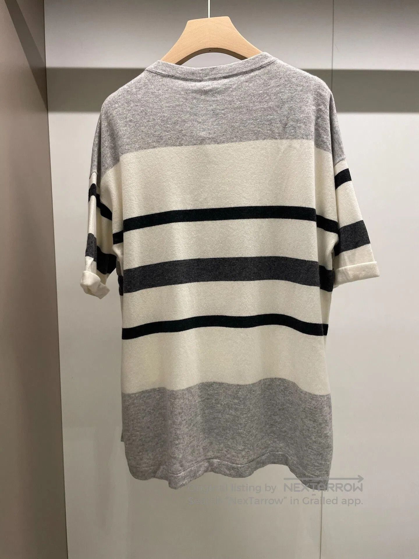 Brunello Cucinelli Brunello Cucinelli Cashmere Striped Sweater. Size US S / EU 44-46 / 1 - 2 Thumbnail