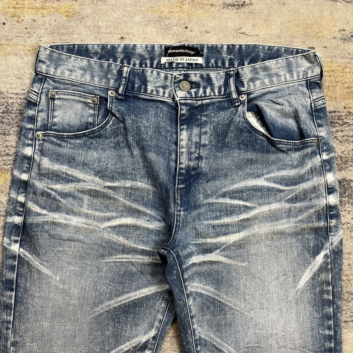 14th Addiction × Le Grande Bleu (L.G.B.) × semanticdesign Semantic design wash denim pants Size US 32 / EU 48 - 6 Thumbnail