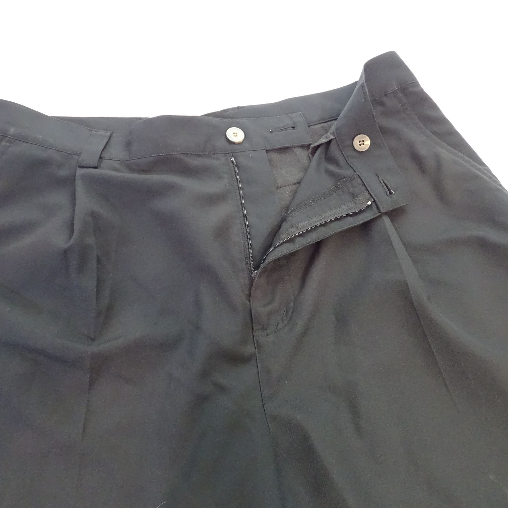 Adidas Adidas Men Black Pleated Golf Casual Shorts Size 35 inch Size US 35 - 3 Thumbnail