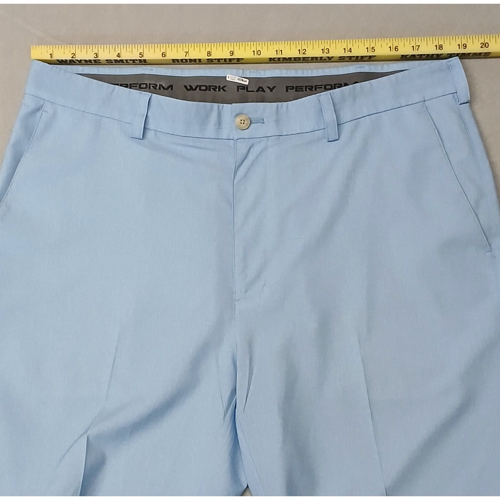 Roundtree & Yorke Roundtree & Yorke (38) Blue Performance Dri-Fit Men's Shorts Size US 38 / EU 54 - 2 Thumbnail