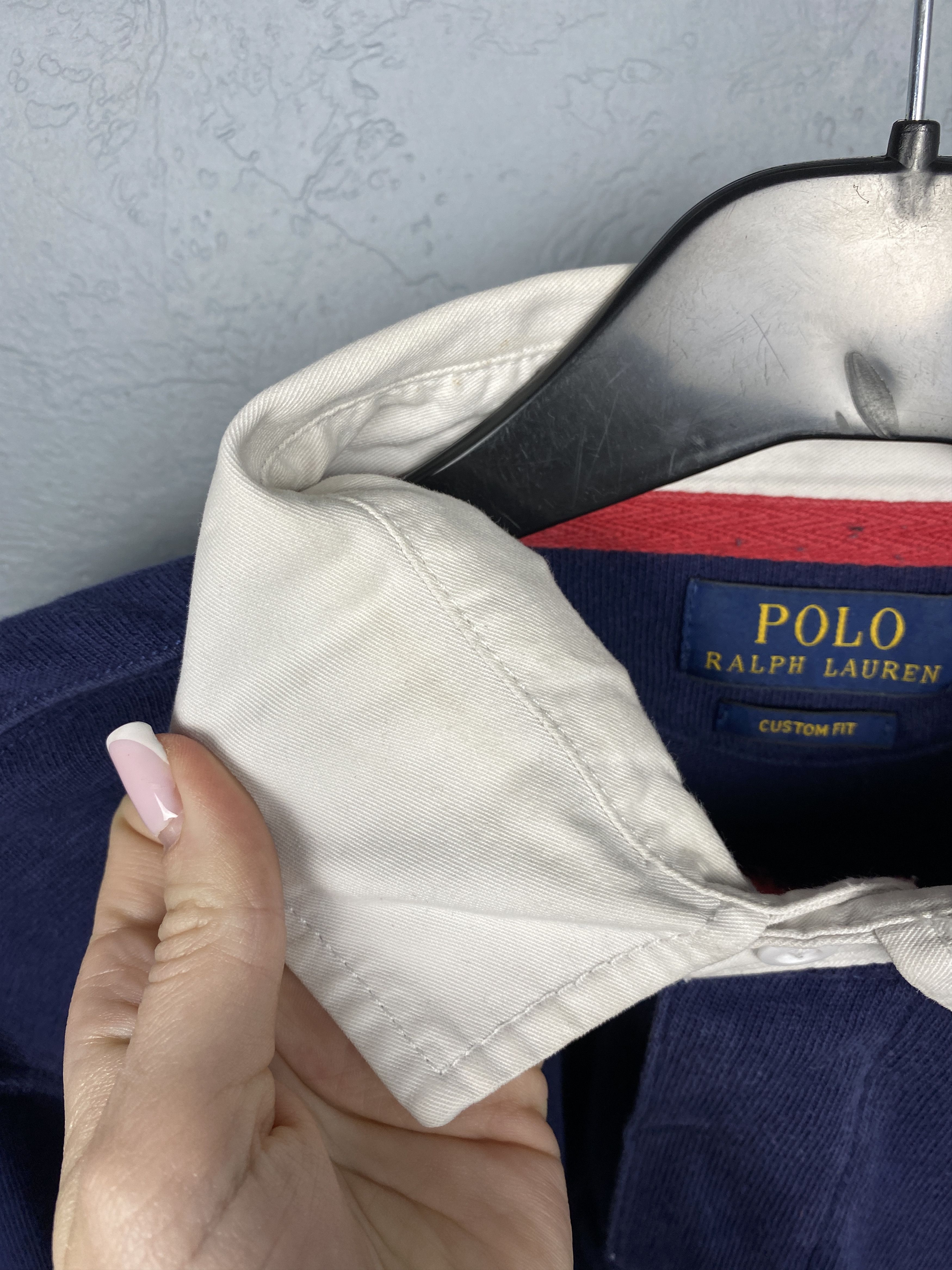 Polo Ralph Lauren Polo Ralph Lauren Vintage Mens Rugby Long Sleeve Polo Shirt Size US XL / EU 56 / 4 - 5 Thumbnail