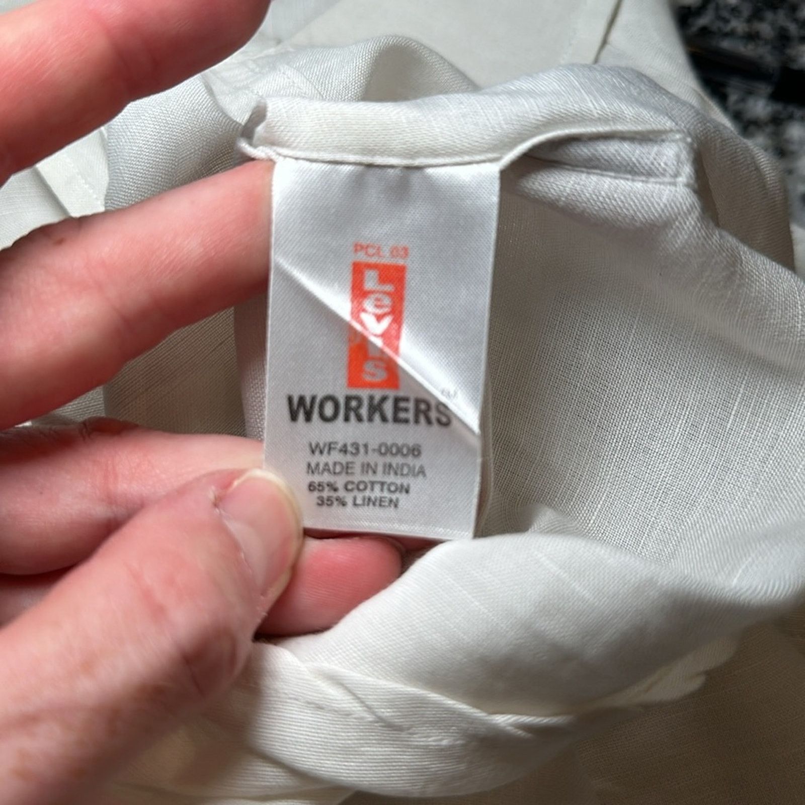 Levi's Levi’s Workers Linen Blend Short Sleeve Button Down - Medium Size US M / EU 48-50 / 2 - 8 Thumbnail