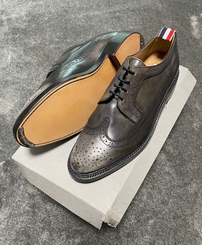 Thom Browne Thom Browne Make old carved men's leather shoes Size US 10 / EU 43 - 1 Thumbnail