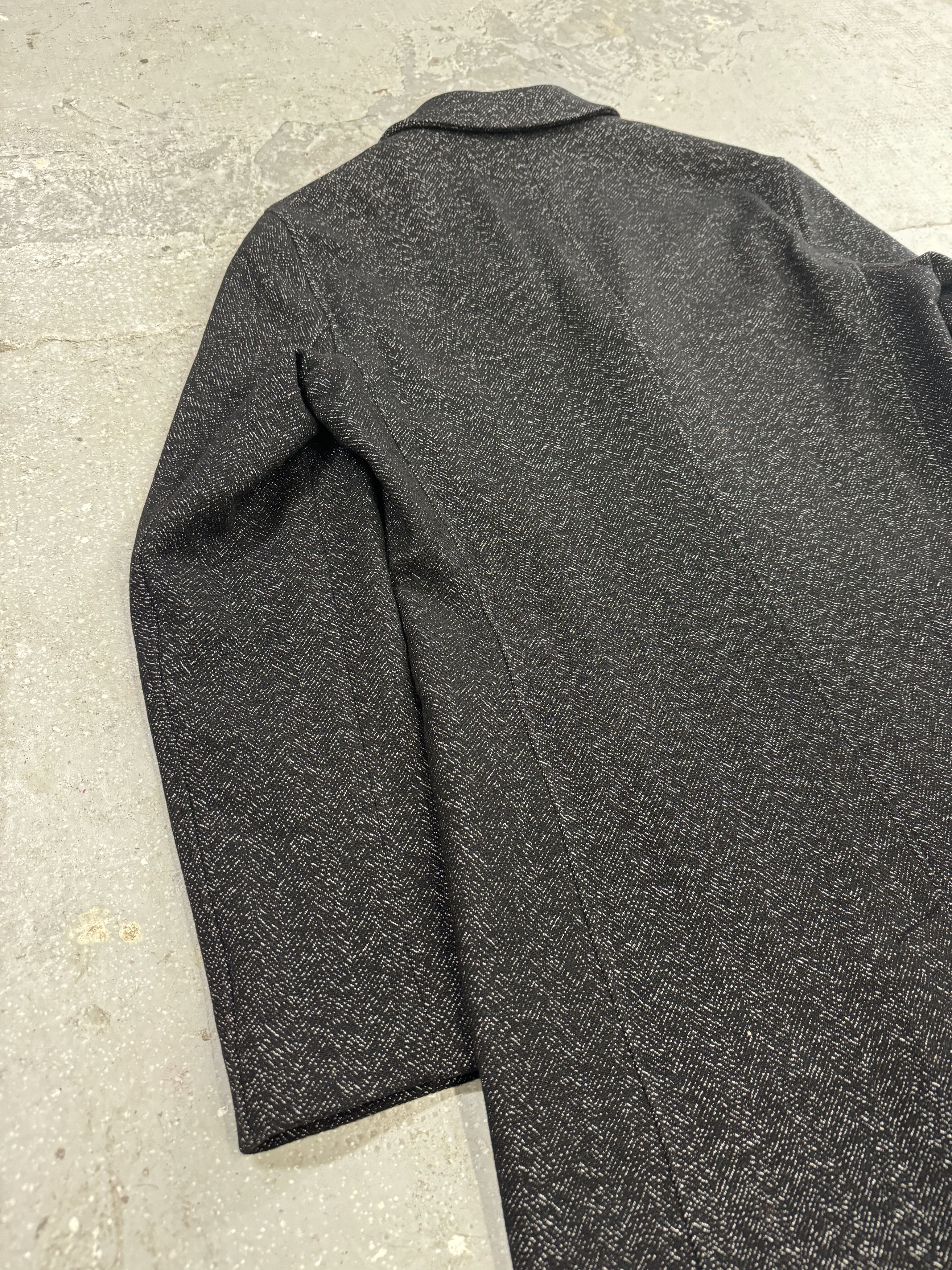 Armani × Vintage AW2005 Emporio Armani Trench Wool Obscure Coat Size US M / EU 48-50 / 2 - 3 Thumbnail
