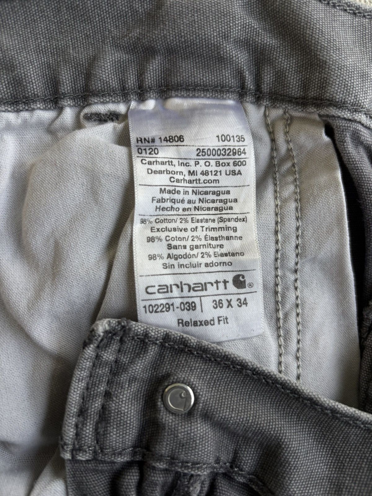Carhartt carhartt cellpo size 36 relaxed fit Size US 36 / EU 52 - 7 Thumbnail