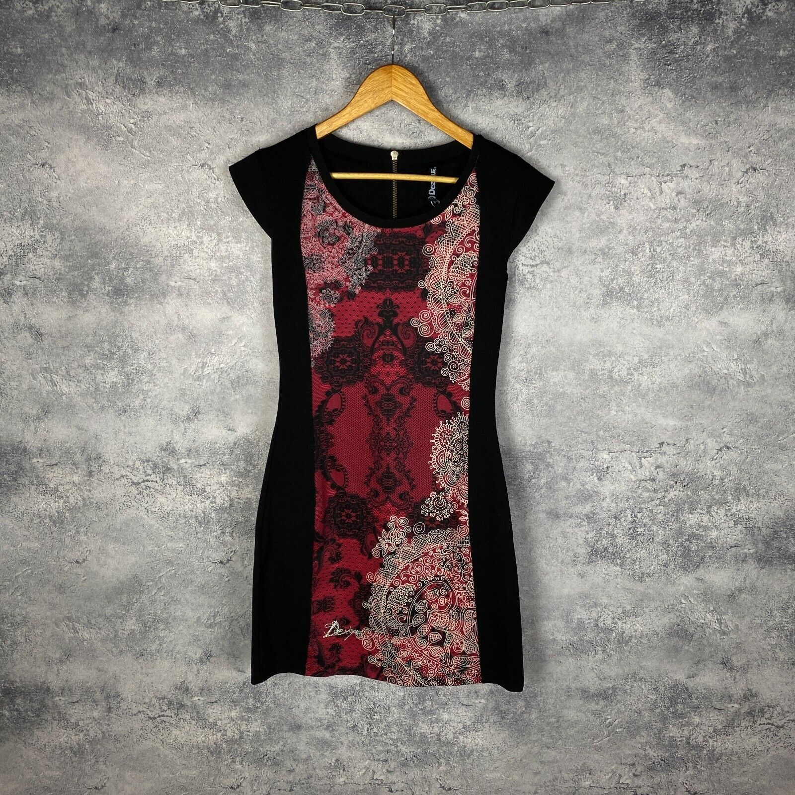 Desigual Desigual Dress Women's Size XS Short Sleeve Multicolor ` Size XS / US 0-2 / IT 36-38 - 1 Thumbnail