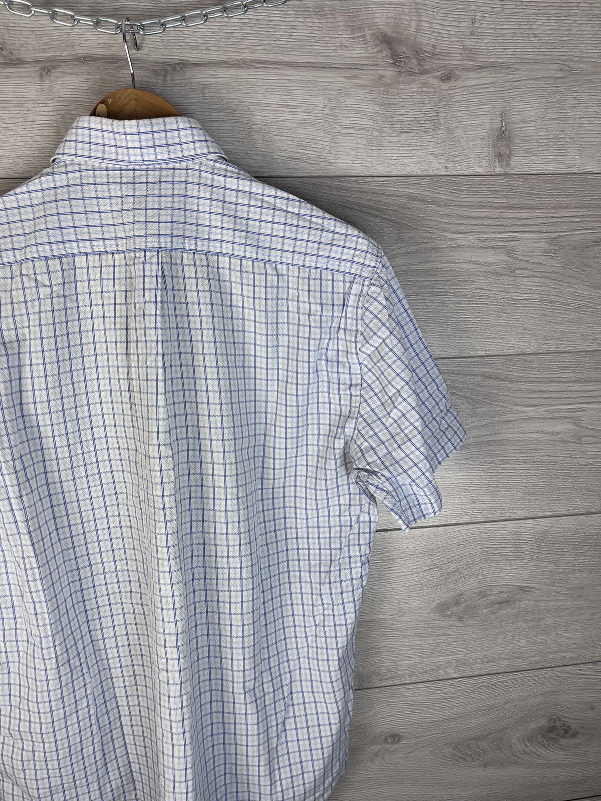 Yves Saint Laurent Vintage Mens Button Down Shirt Short Sleeve YSL Size US L / EU 52-54 / 3 - 11 Thumbnail