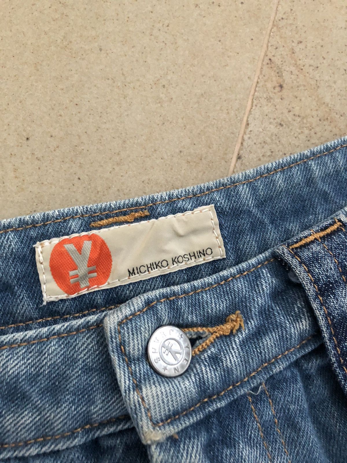 Designer × Japanese Brand × Michiko Koshino RARE MICHIKO KOSHINO DENIM SKIRT Size 27" / US 4 / IT 40 - 7 Thumbnail