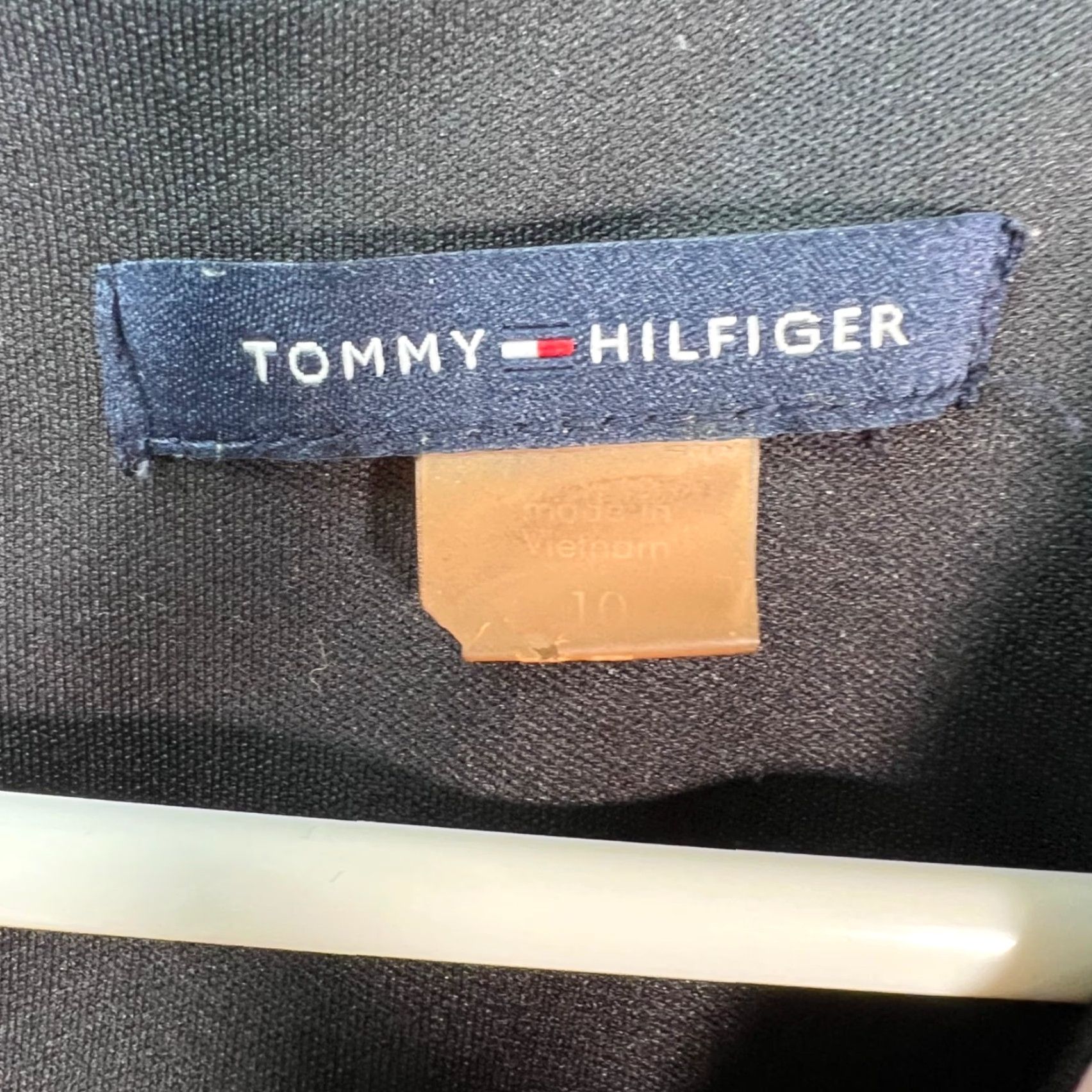 Tommy Hilfiger Tommy Hilfiger Womens 10 Black & Pink Sleeveless Floral Textured Sheath Dress Size L / US 10 / IT 46 - 3 Thumbnail