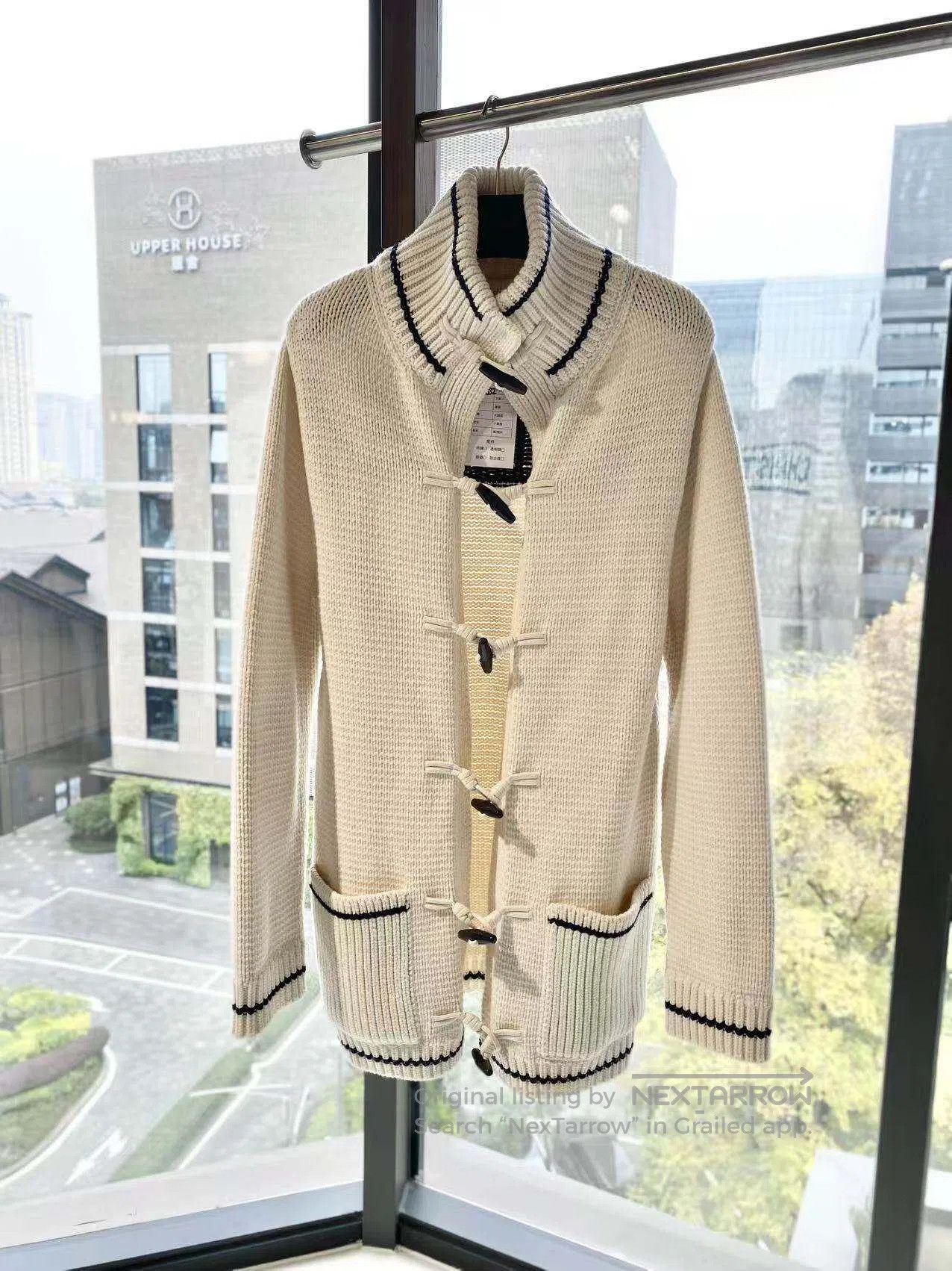 Dior Dior Classic tagline croissant knitted cardigan| Size XXS / US 00 / IT 34 - 2 Thumbnail