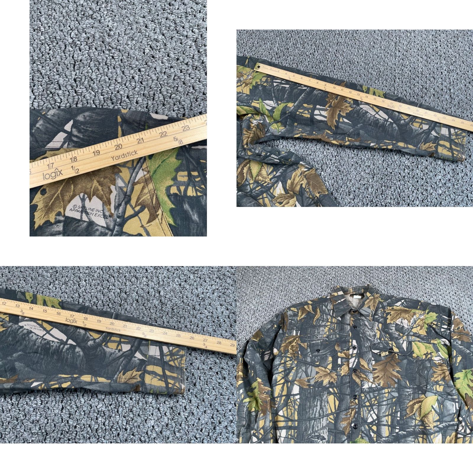 Vintage VINTAGE Hunter's View Camouflage Ripstop Shirt Adult XL Green Skyline Camo Men’s XL Camouflage Shirt Mens XL Green Skyline Pattern 90s? (Note: wait) Size US XL / EU 56 / 4 - 8 Thumbnail