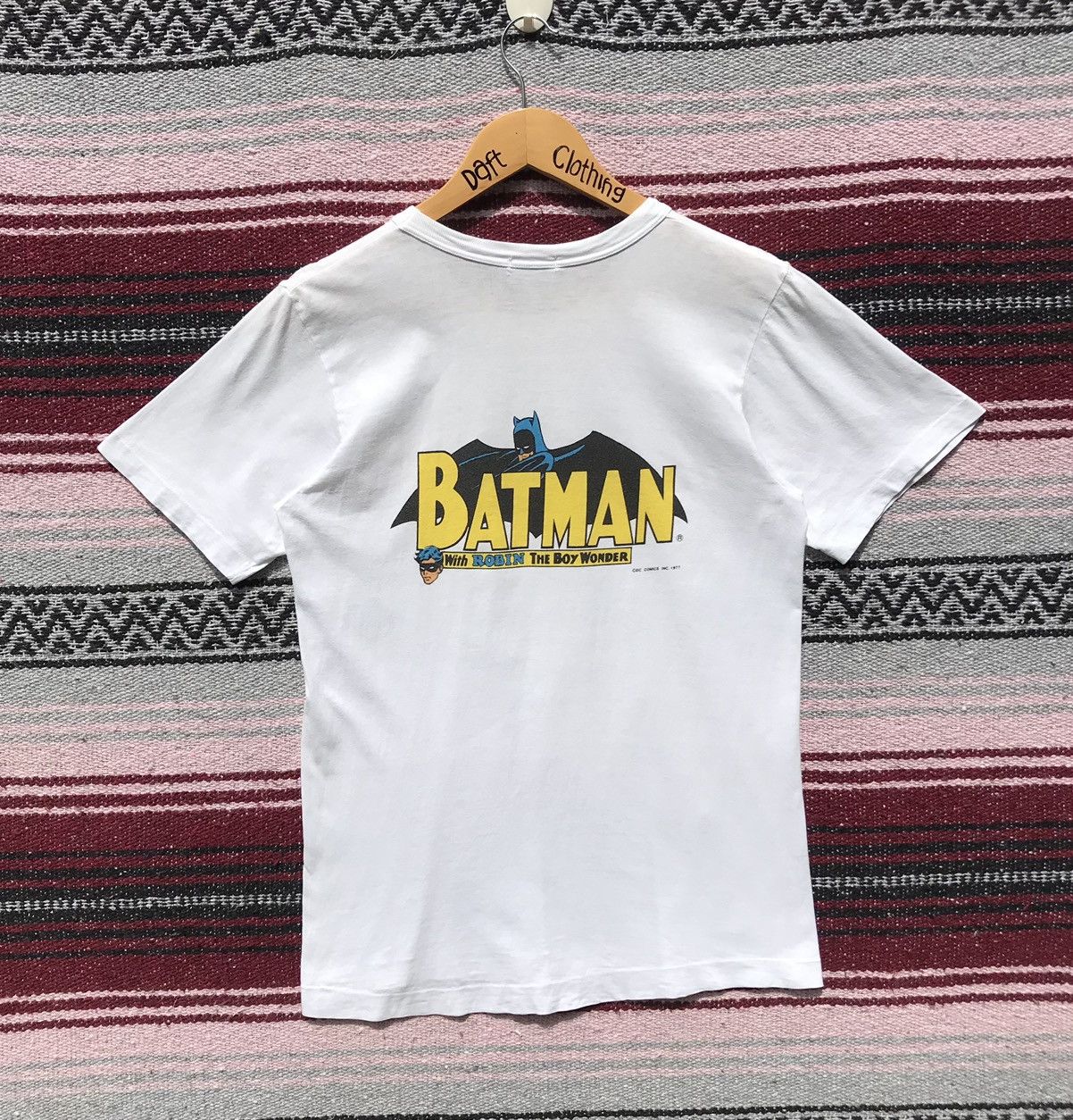 DC Comics 💥Rare💥70s Vintage Batman & Robin The Boy Wander Shirt©️1977 Size US S / EU 44-46 / 1 - 1 Thumbnail