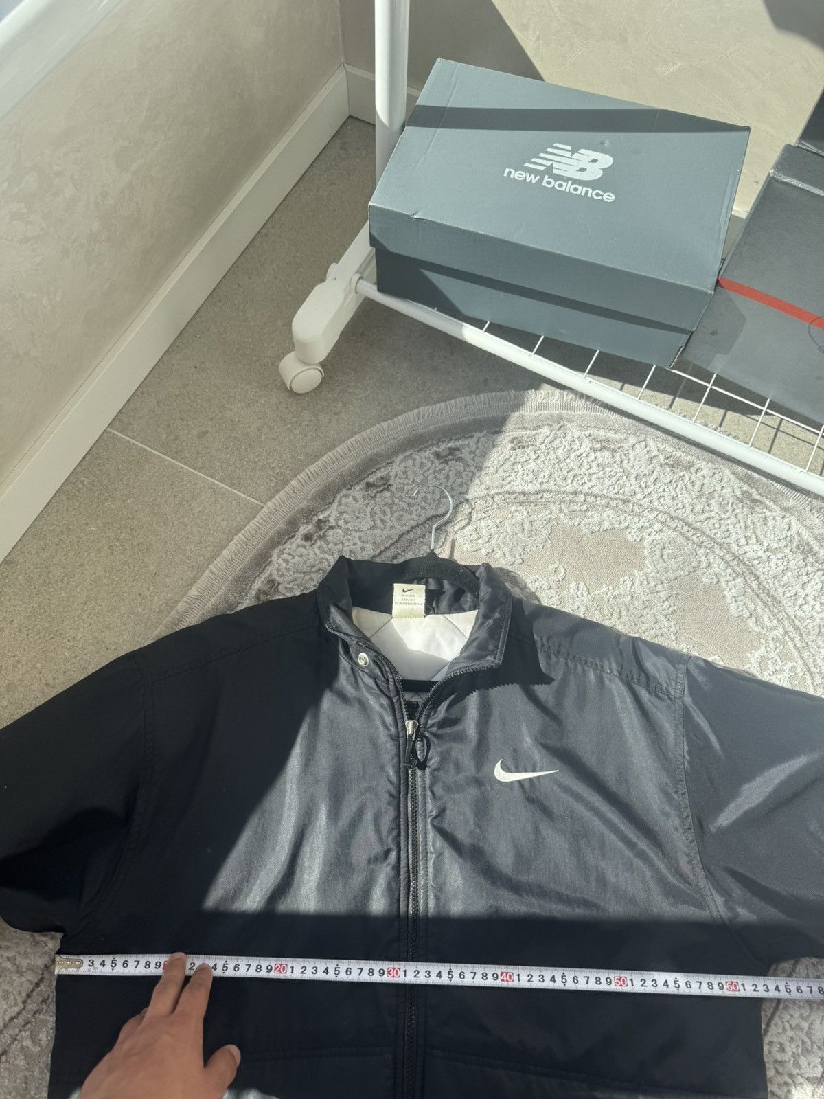 Nike Vintage 90s Nike Puffer Bomber Jacket Big Logo Size US S / EU 44-46 / 1 - 11 Thumbnail
