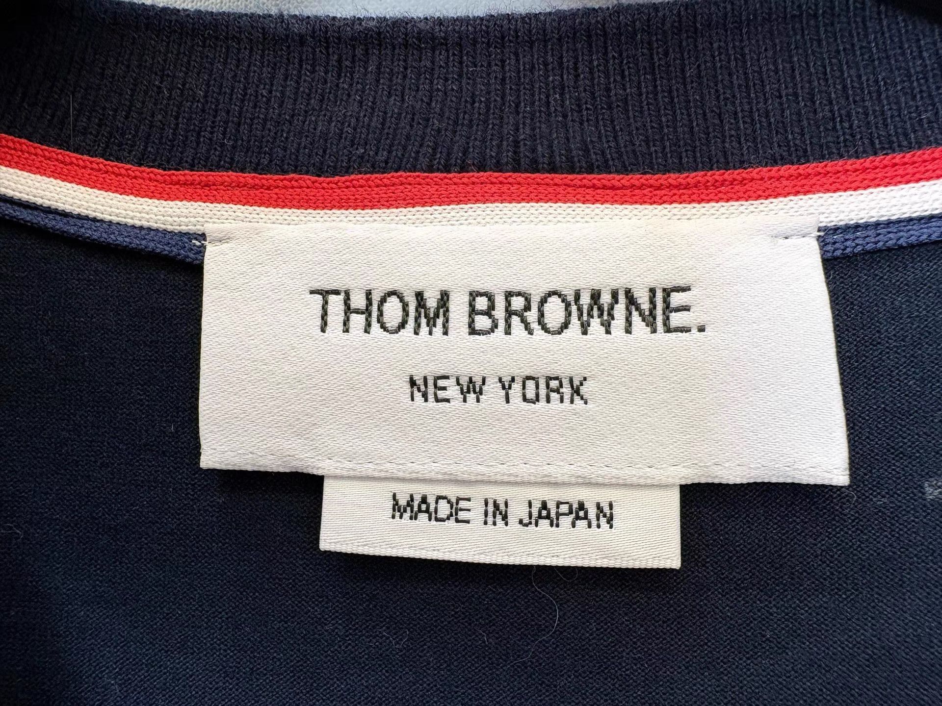 Thom Browne THOM BROWNE Logo Crew Neck Loose Short Sleeve T-shirt K36 Size US L / EU 52-54 / 3 - 3 Thumbnail
