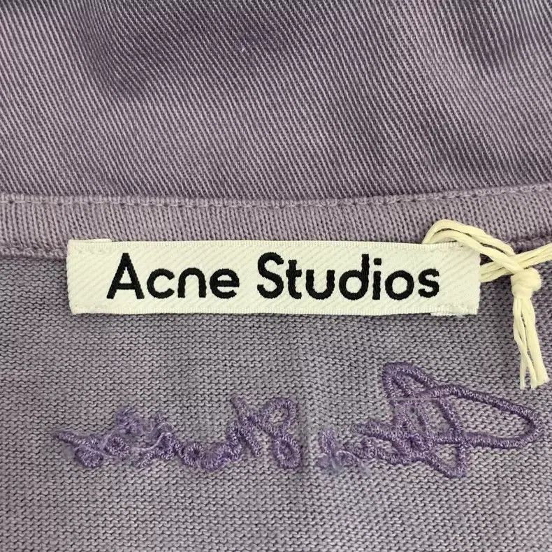 Acne Studios Acne Studios Purple shaped tie-dye printed cotton collar l Size XXS / US 00 / IT 34 - 5 Thumbnail