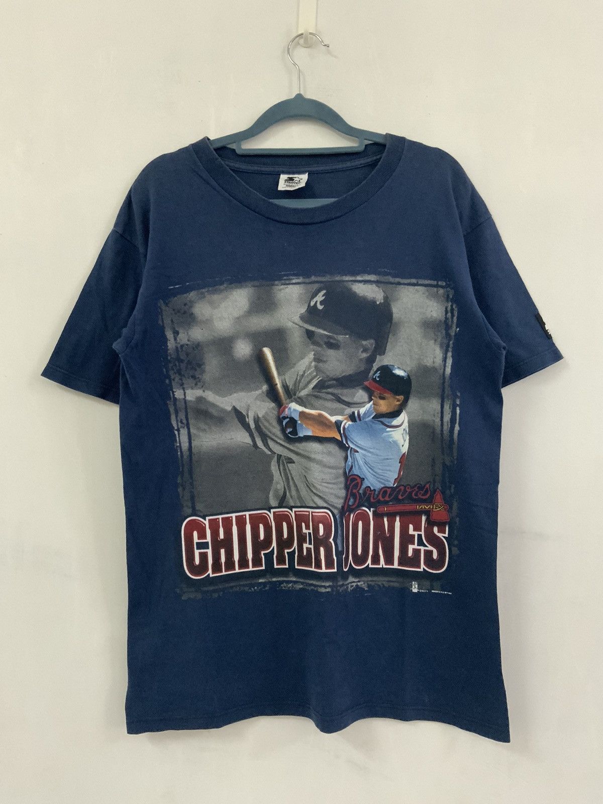 MLB Vintage Starter Chipper Jones Big Print Logo 1997 tee Size US S / EU 44-46 / 1 - 1 Thumbnail