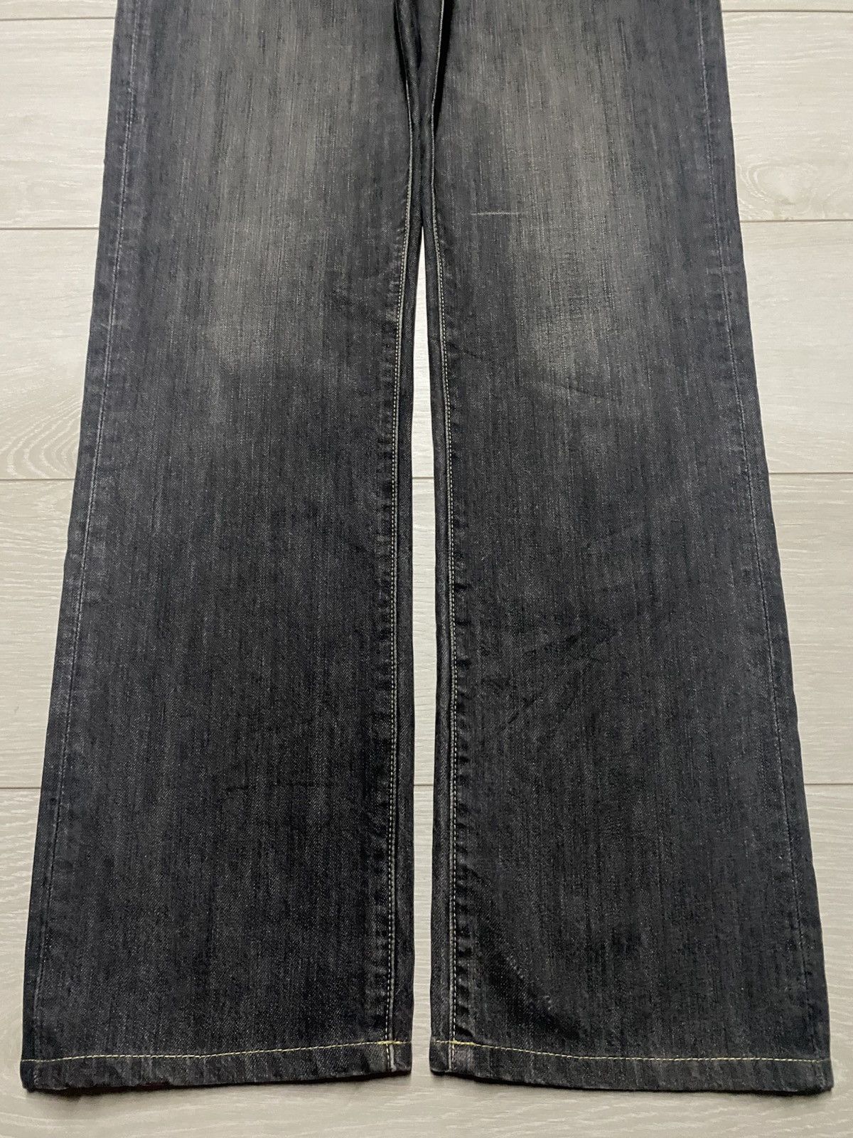Uniqlo Vintage Japanese Brand Uniqlo Black Denim Loose Jeans Size US 34 / EU 50 - 5 Thumbnail