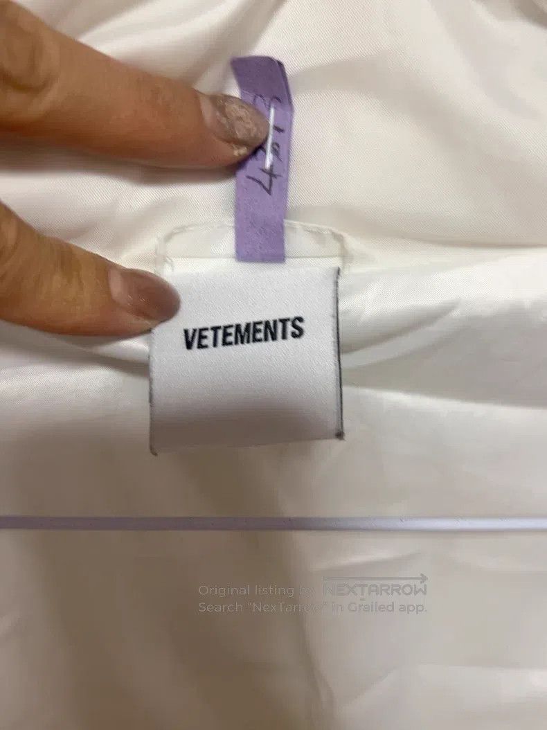 Vetements Vetements White down jacket Size L / US 10 / IT 46 - 5 Thumbnail