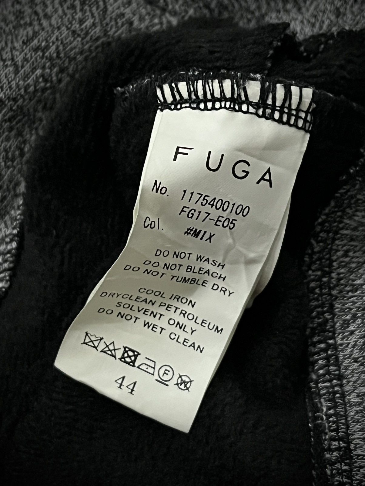 GOSTAR DE FUGA 2000s Fuga Asymmetric Destroy Bono Hood Jakcet Size US M / EU 48-50 / 2 - 8 Thumbnail