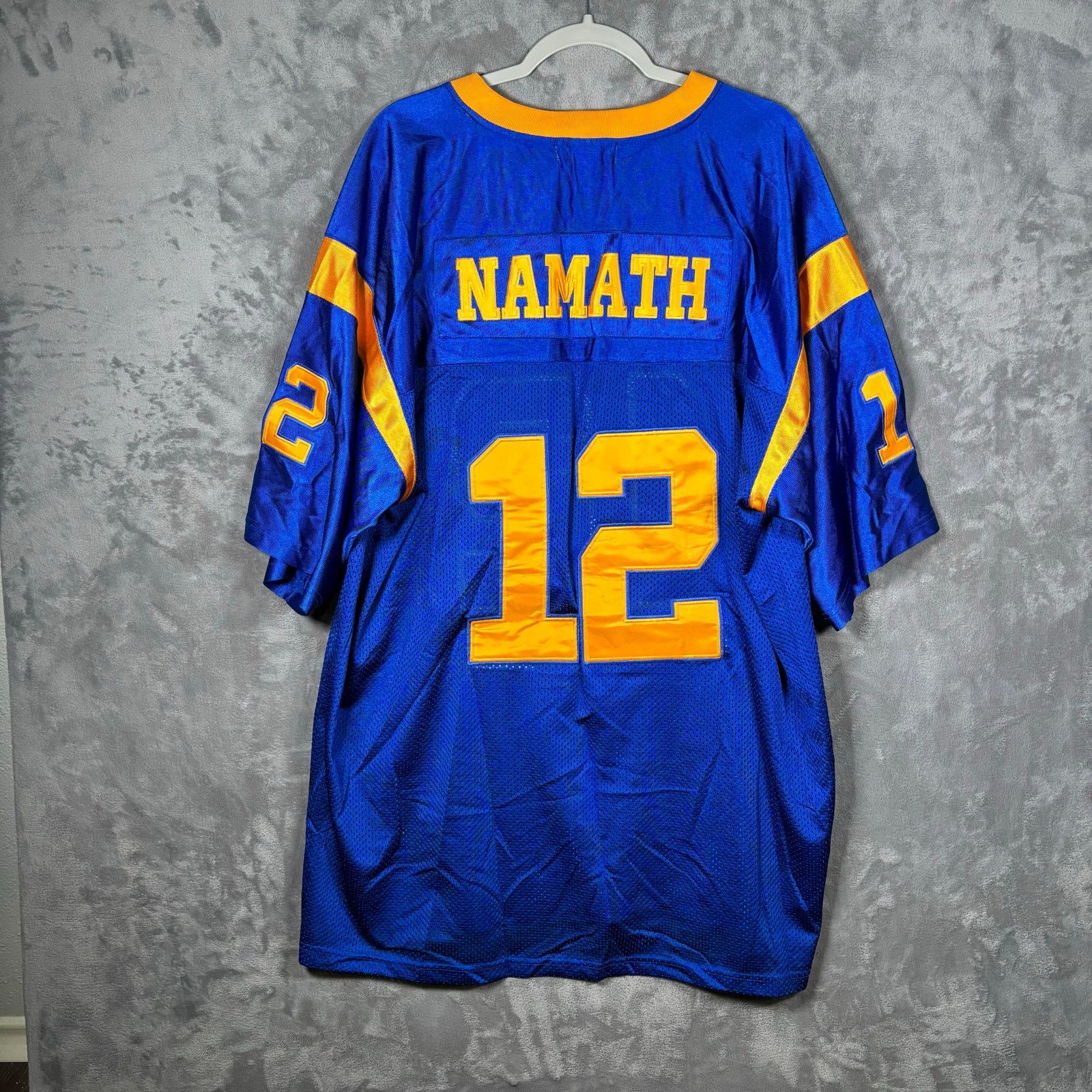 Mitchell & Ness Rare Mitchell & Ness Joe Namath Rams Throwback Jersey #12 Size US L / EU 52-54 / 3 - 2 Thumbnail