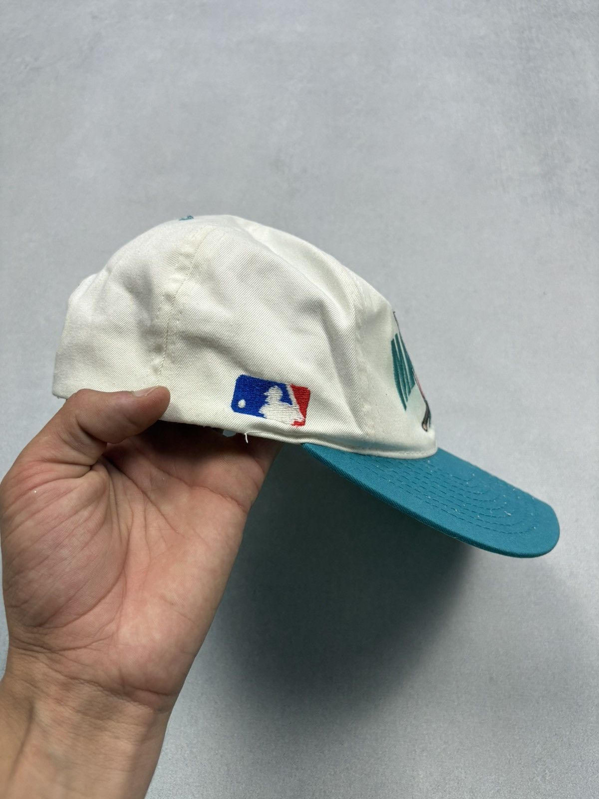 MLB Vintage Florida Marlins MLB Cap 90s Inter Cap USA Baseball Size ONE SIZE - 3 Thumbnail