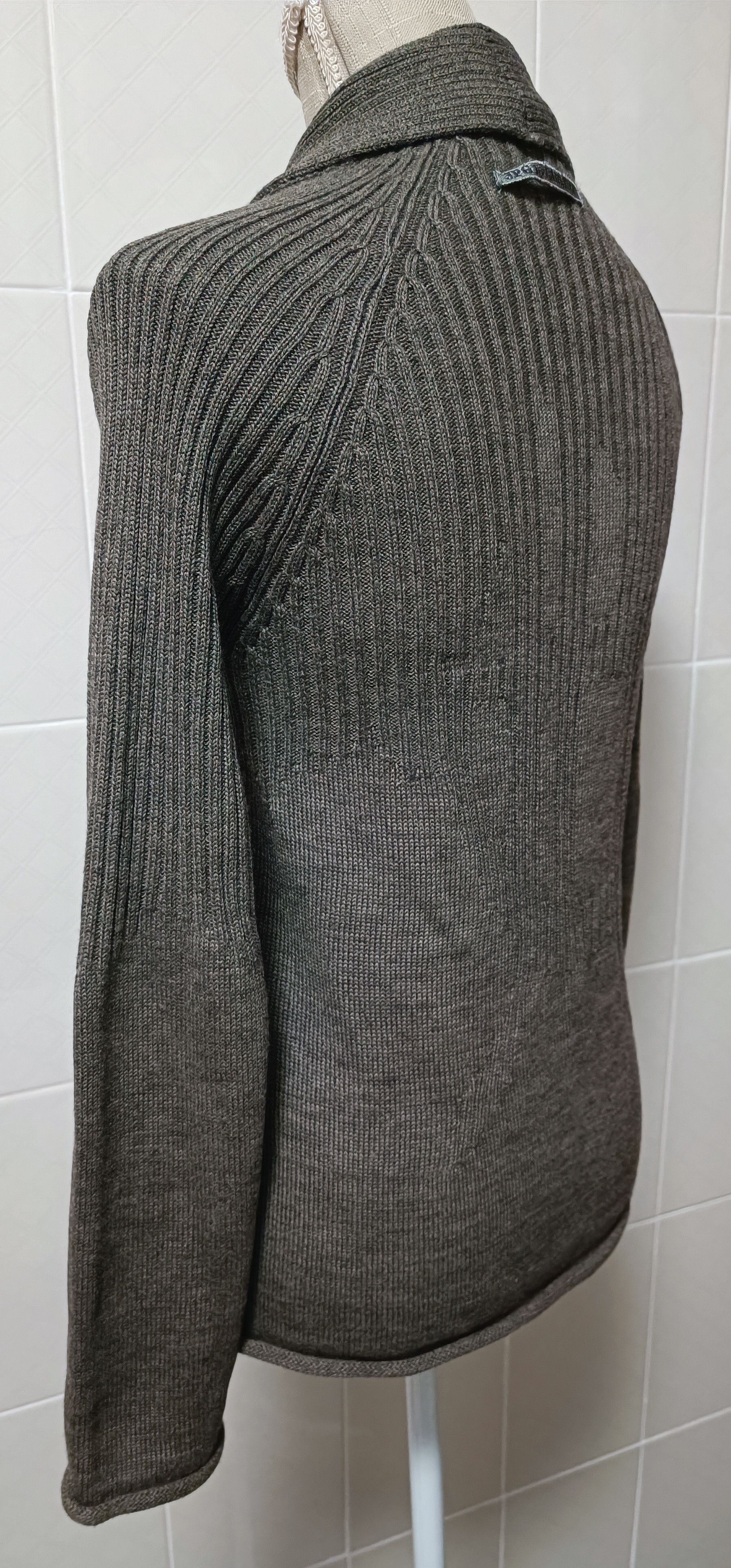Jean Paul Gaultier 90's - Mink color wool cardigan Size S / US 4 / IT 40 - 18 Thumbnail