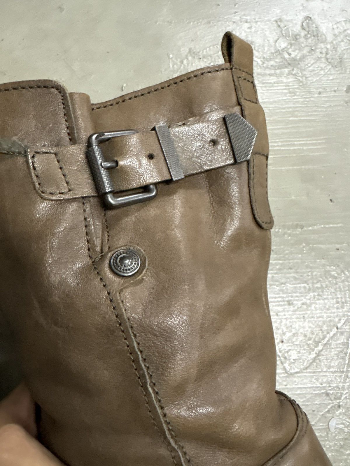 Alfredo Bannister Vintage Zipper Guidi Style Boots Size US 7.5 / EU 40-41 - 8 Thumbnail