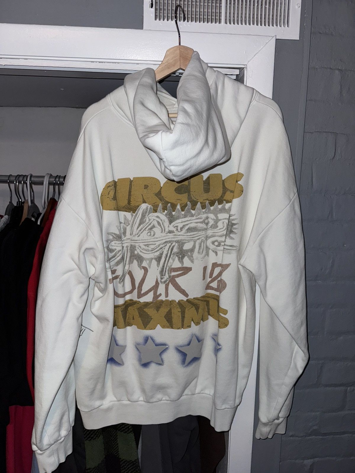 Travis Scott Travis Scott Utopia Circus Maximus Tour 2023 White Hoodie Size US XXL / EU 58 / 5 - 3 Thumbnail
