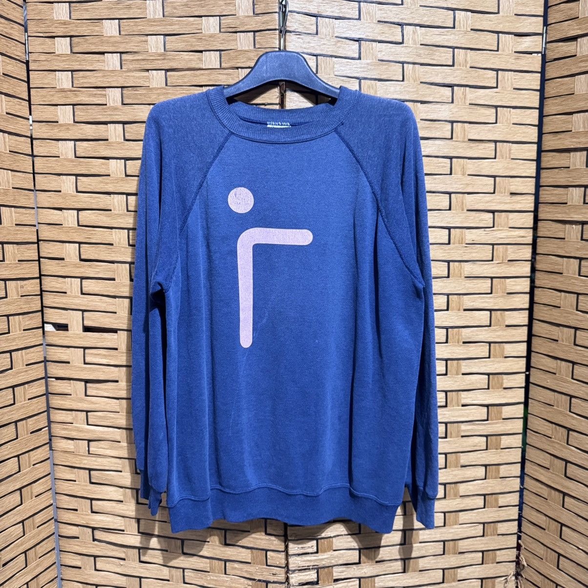 Hanes Vintage Hanes Half Man Logo Sweatshirt Size US L / EU 52-54 / 3 - 1 Thumbnail