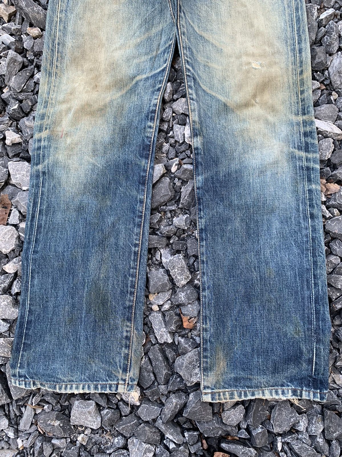 Edwin VINTAGE EDWIN 505SXXX MUDWASH RUSTY &FADED DISTRESSED DENIM Size US 29 - 7 Thumbnail