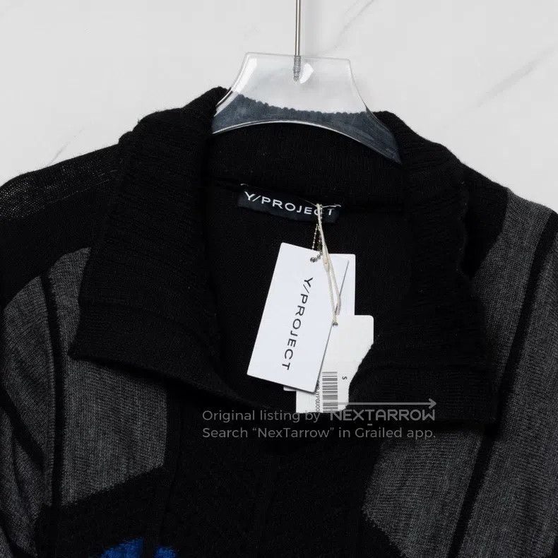 Y/Project Y/Project Size M Sweater with neutral irregular design Size US M / EU 48-50 / 2 - 2 Thumbnail