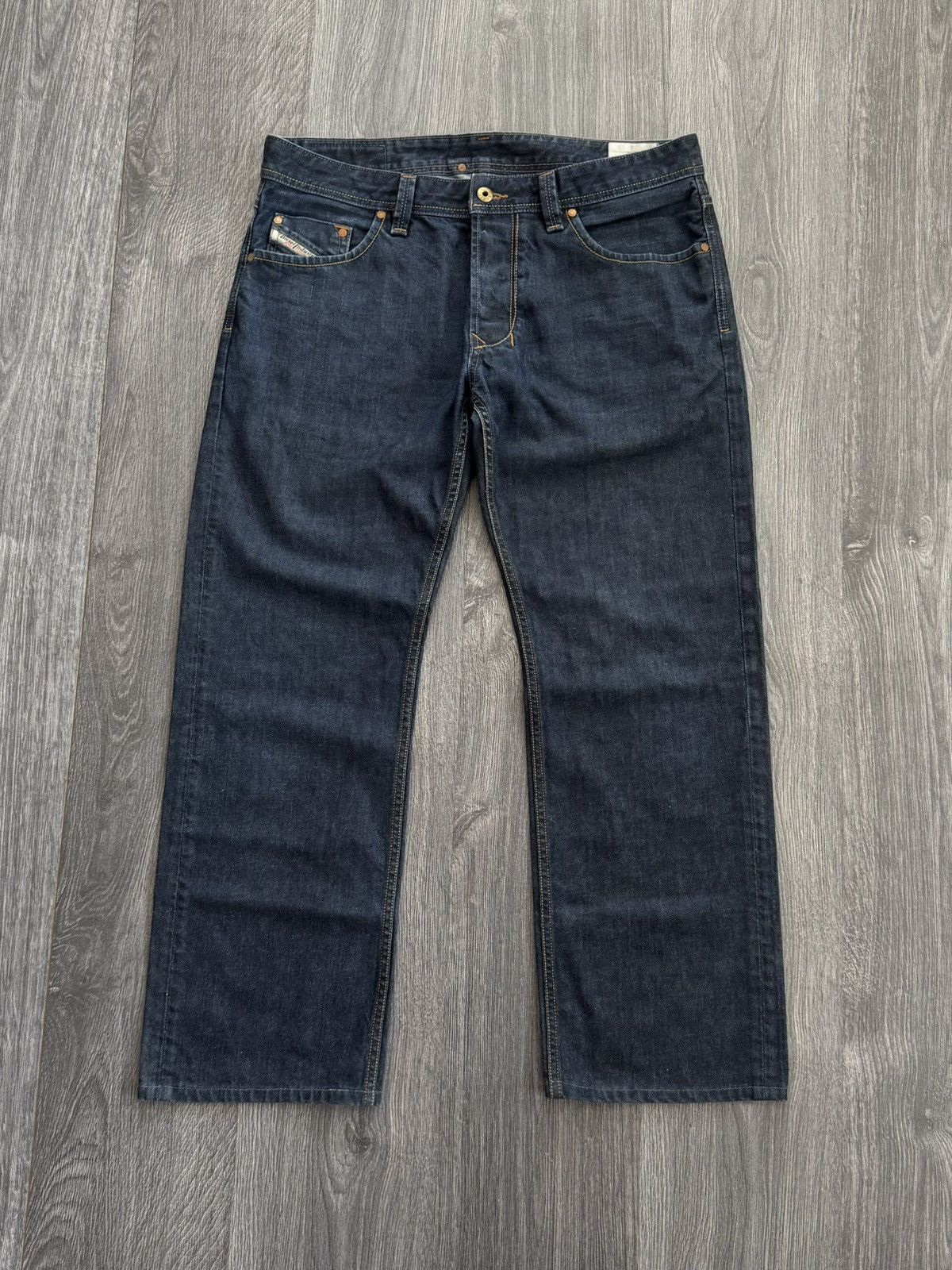 Diesel Y2K Vintage Diesel Navy Jeans made in Italy Size US 34 / EU 50 - 1 Thumbnail