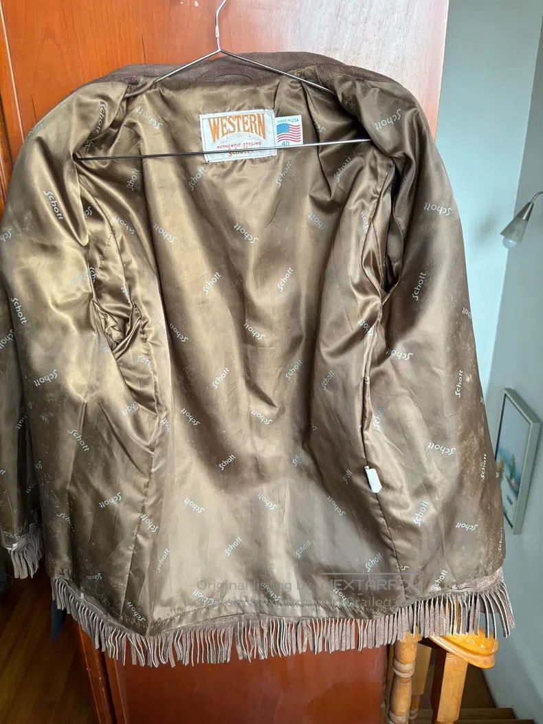Schott Schott Vintage western fringed leather jacket Size US L / EU 52-54 / 3 - 7 Thumbnail