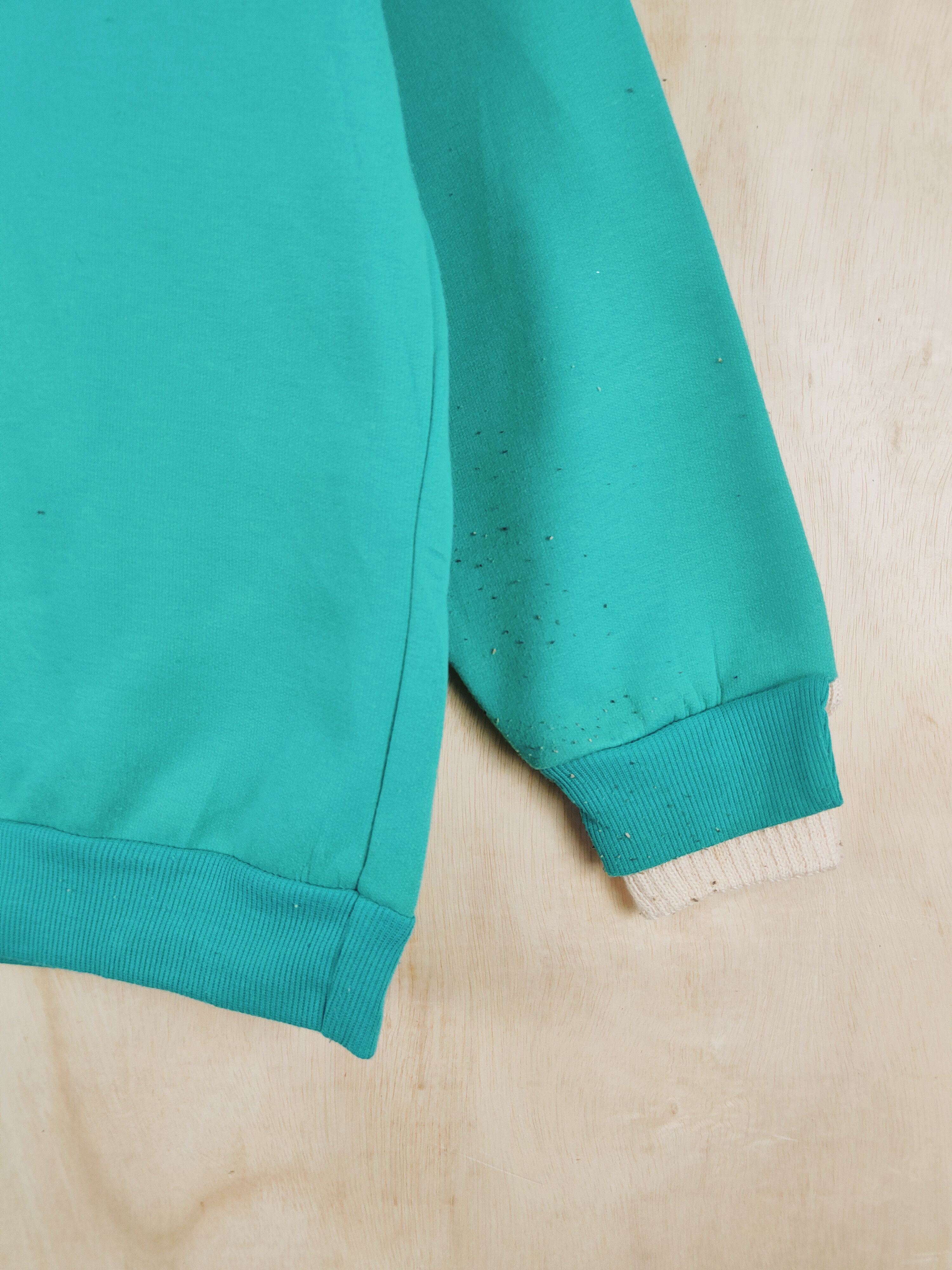 Japanese Brand × Vintage Japanese Brand Turquoise teddy bear Sweatshirts #S2631 Size L / US 10 / IT 46 - 7 Thumbnail