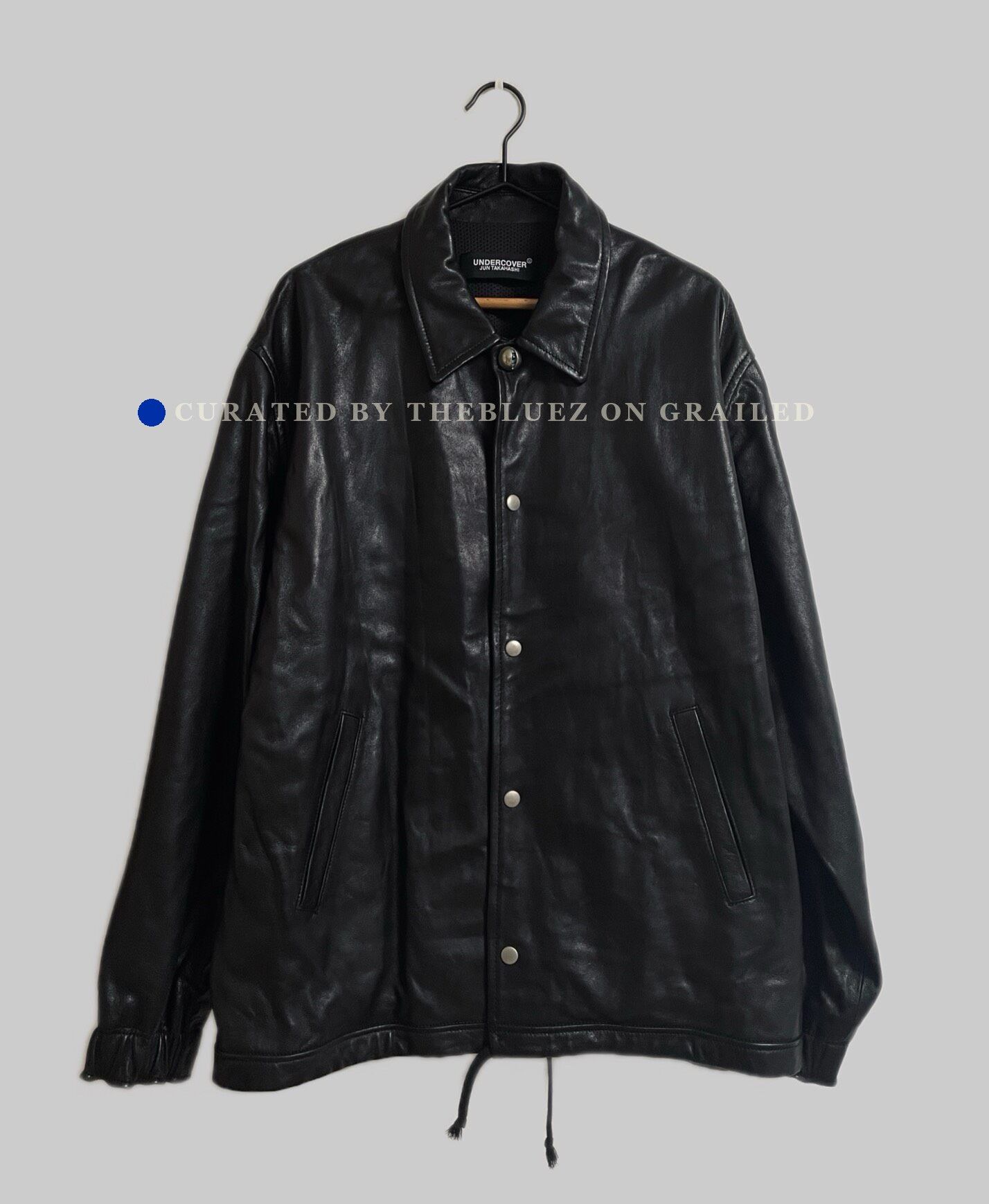 Undercover Undercover 06SS T Archive Band slogan patchwork leather