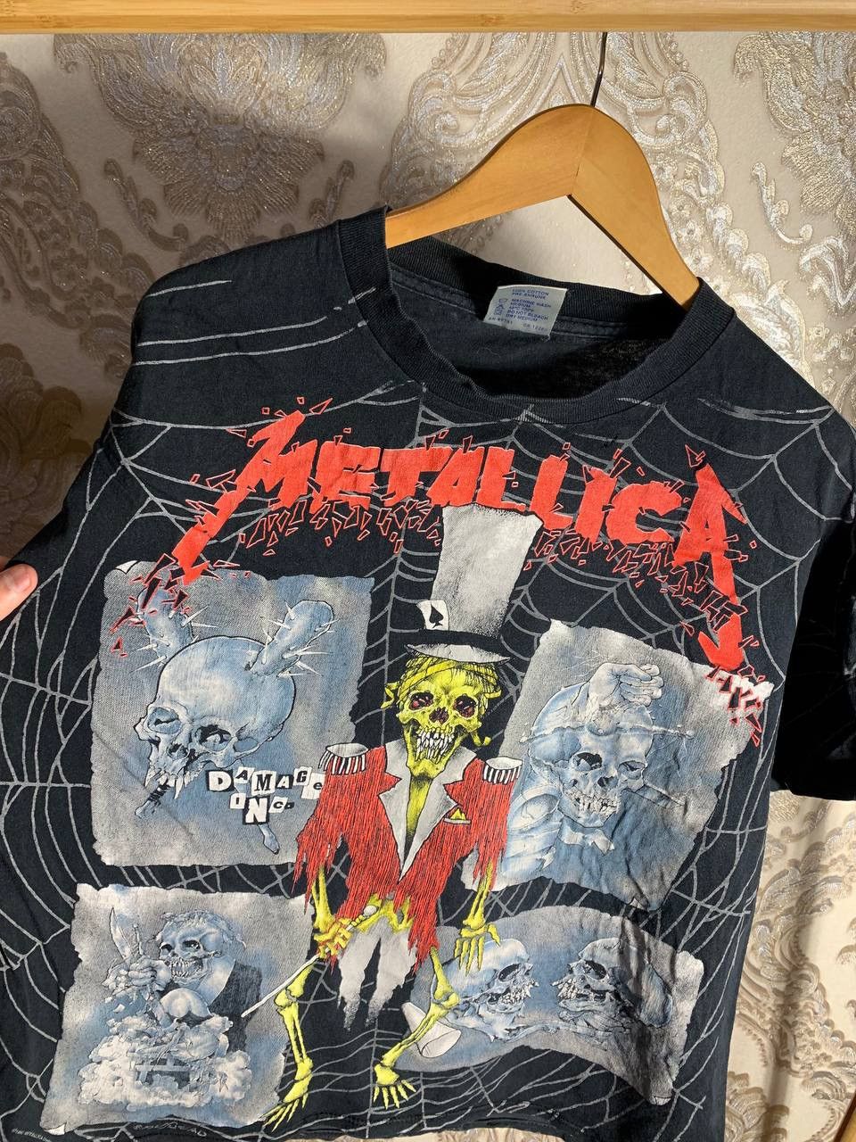 Brockum × Vintage VERY RARE BROCKUM METALLICA 1992 DAMAGE INC ALL OVER PRINT Size US XL / EU 56 / 4 - 7 Thumbnail