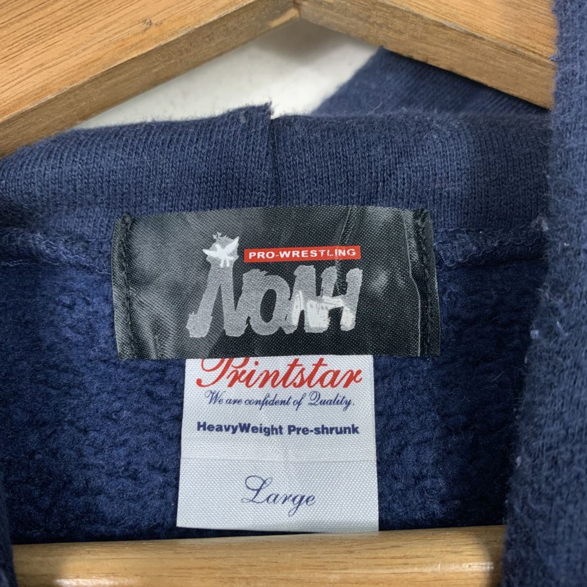Japanese Brand Japanese Brand Noah Pro Wrestling Pullover Hoodie Size US L / EU 52-54 / 3 - 14 Thumbnail