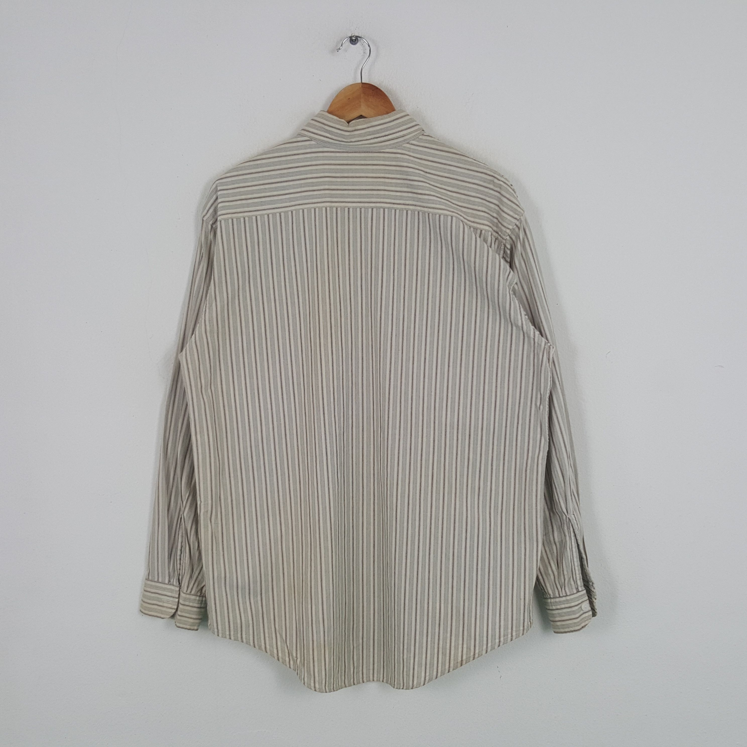 Sugar Cane × Vintage Vintage Sugar Cane Retro Style Striped Shirt Size US XL / EU 56 / 4 - 3 Thumbnail