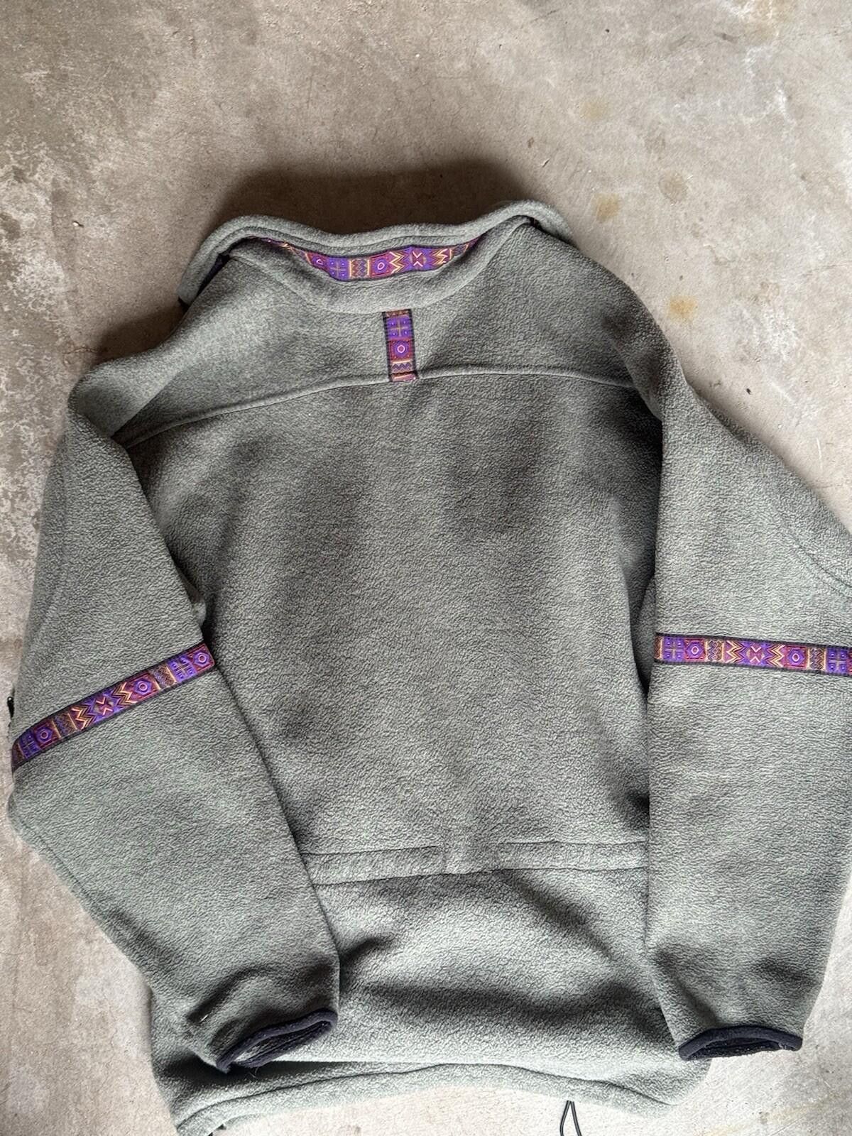 Mountain Hardwear Vtg 90s Mountain Hardwear Monkey Fleece Zip Up Jacket USA, S Size S / US 4 / IT 40 - 5 Thumbnail