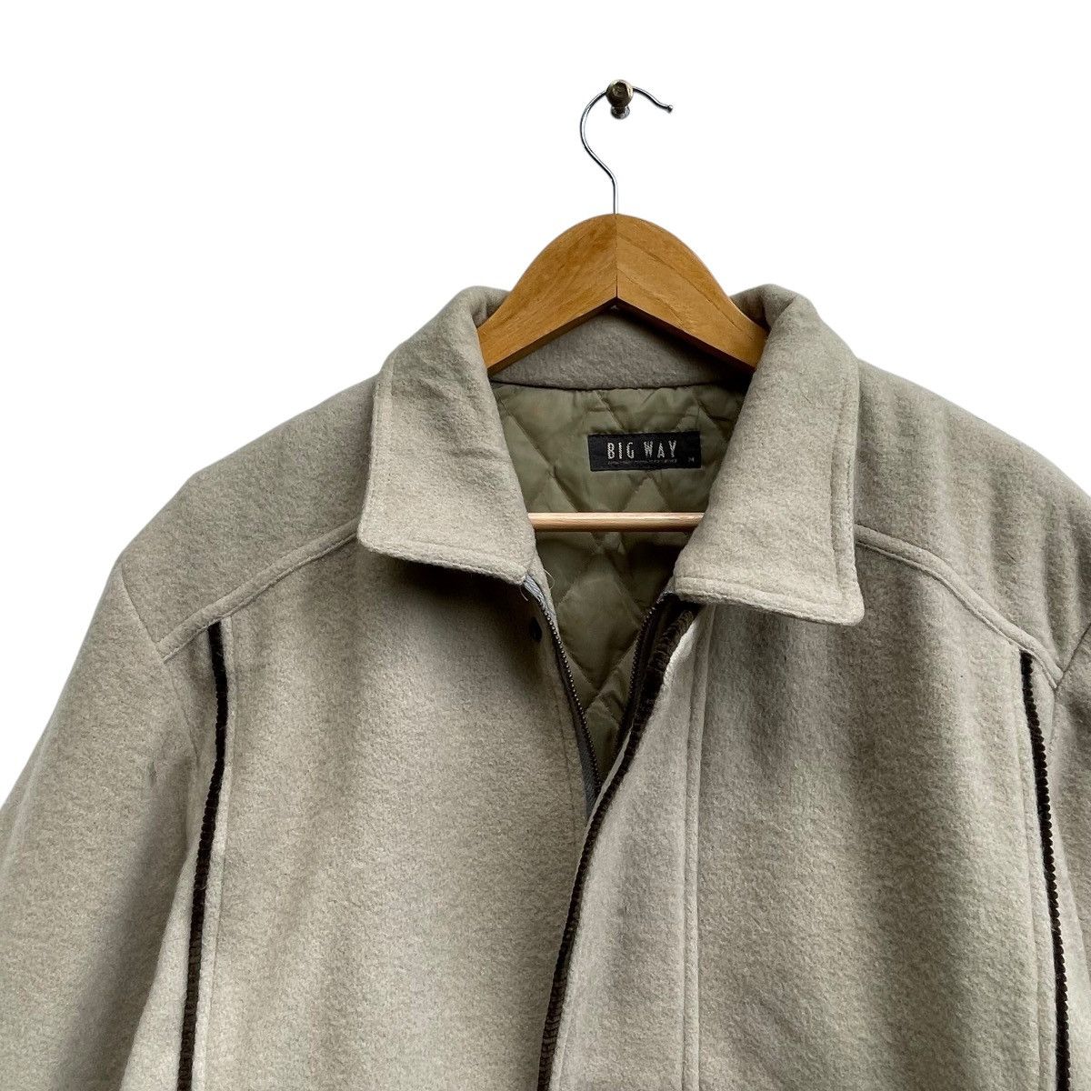 Issey Miyake × Japanese Brand Vintage Japanese Brand Big Way Bomber Jacket Size US M / EU 48-50 / 2 - 3 Thumbnail