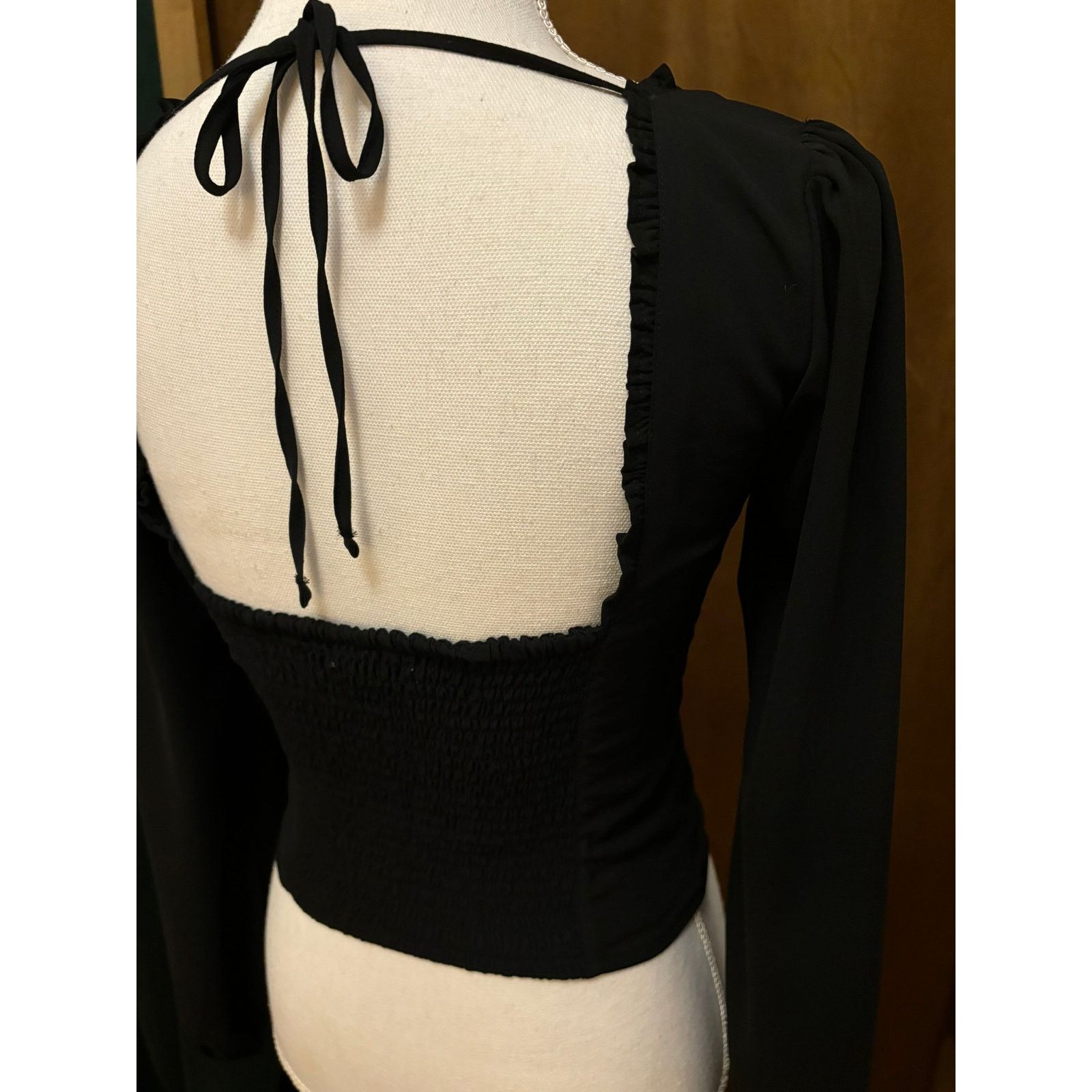 Abercrombie & Fitch Abercrombie & Fitch Sweetheart Neck Blouse Women Size XS Size XS / US 0-2 / IT 36-38 - 12 Thumbnail