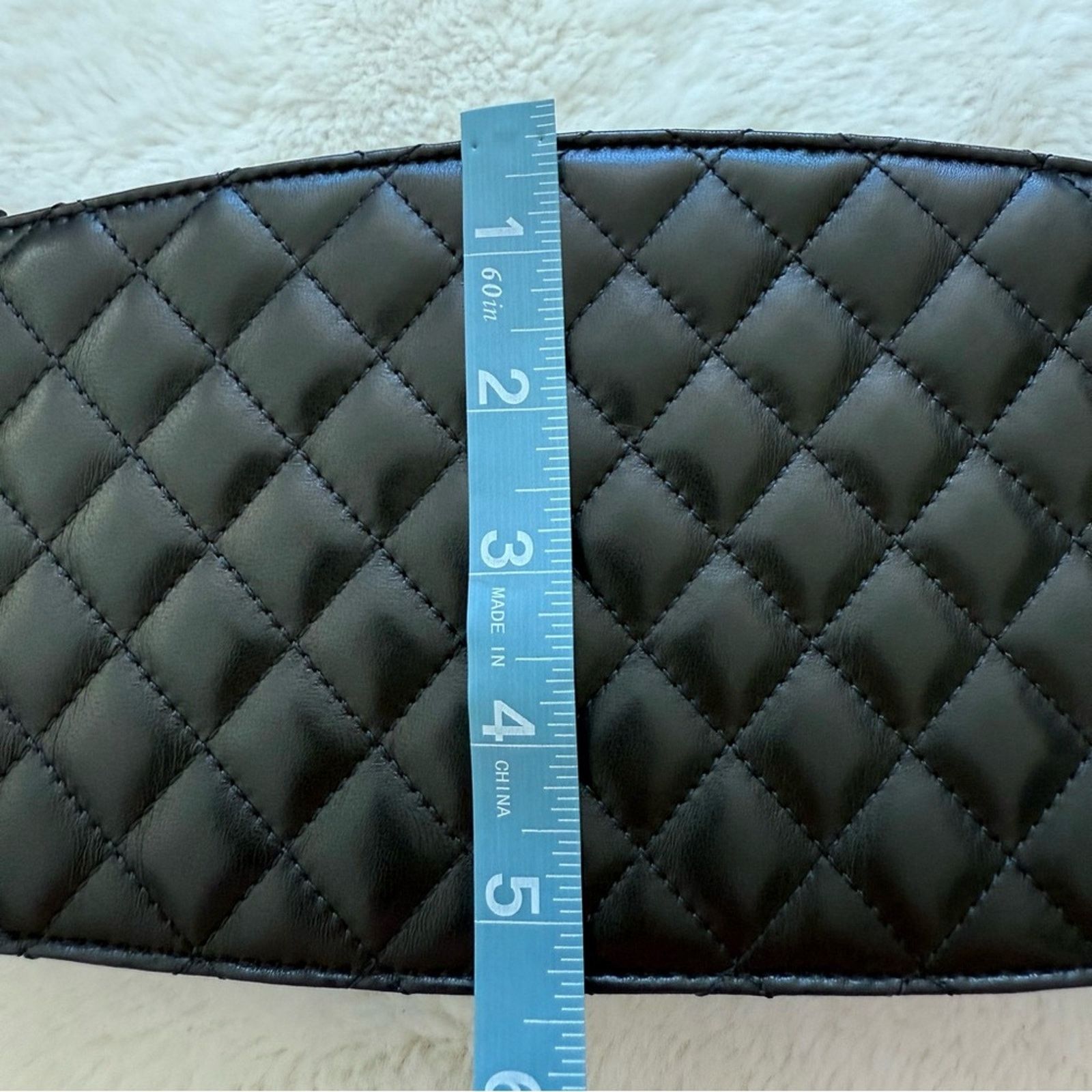 Chanel CHANEL quilted cummerbund belt Authentic Size ONE SIZE - 7 Thumbnail