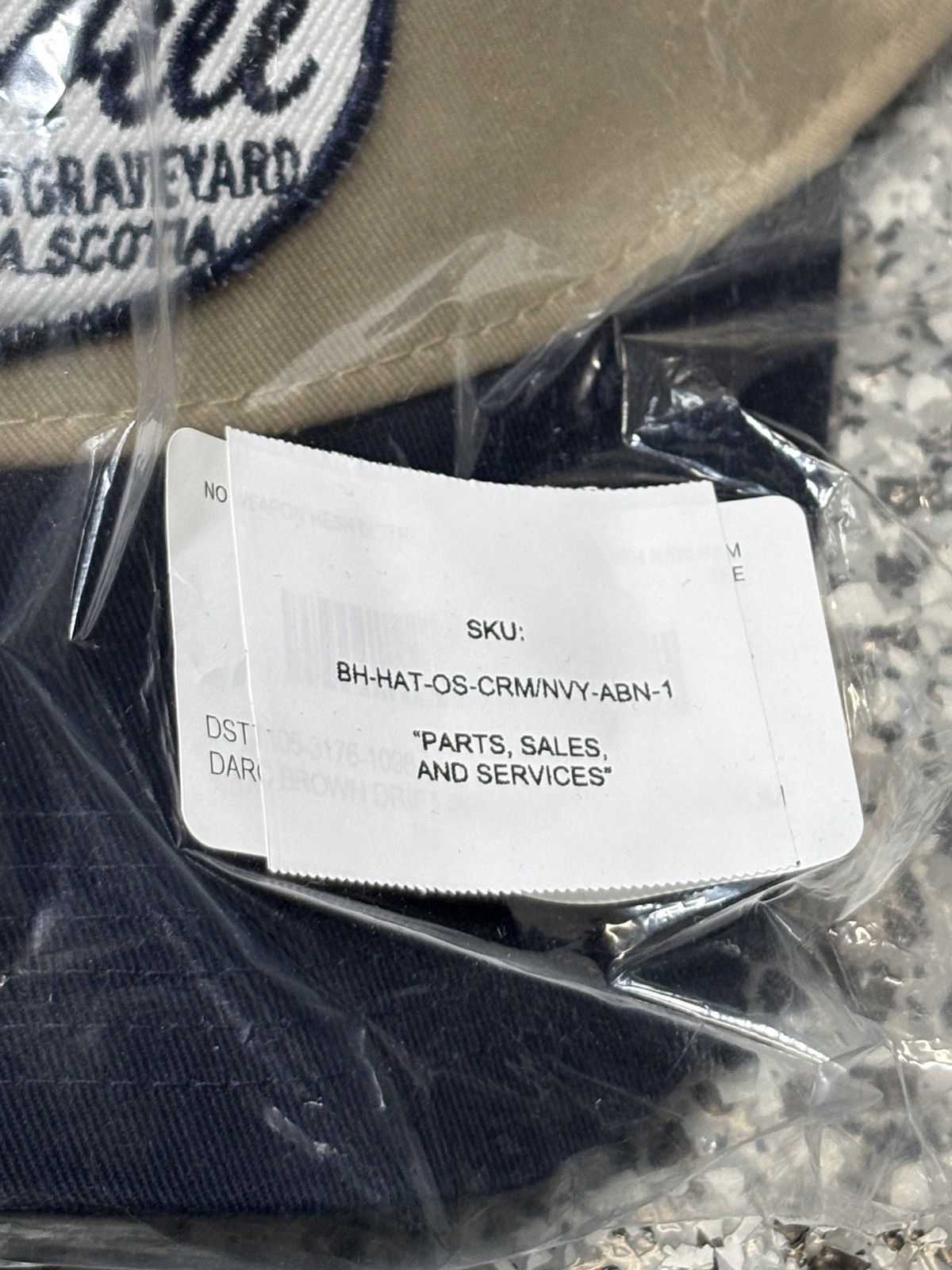 Billy Hill 2021 Billy Hill Tan/Navy “MTGY” Patched Truckers Hat OSFM Size ONE SIZE - 8 Thumbnail
