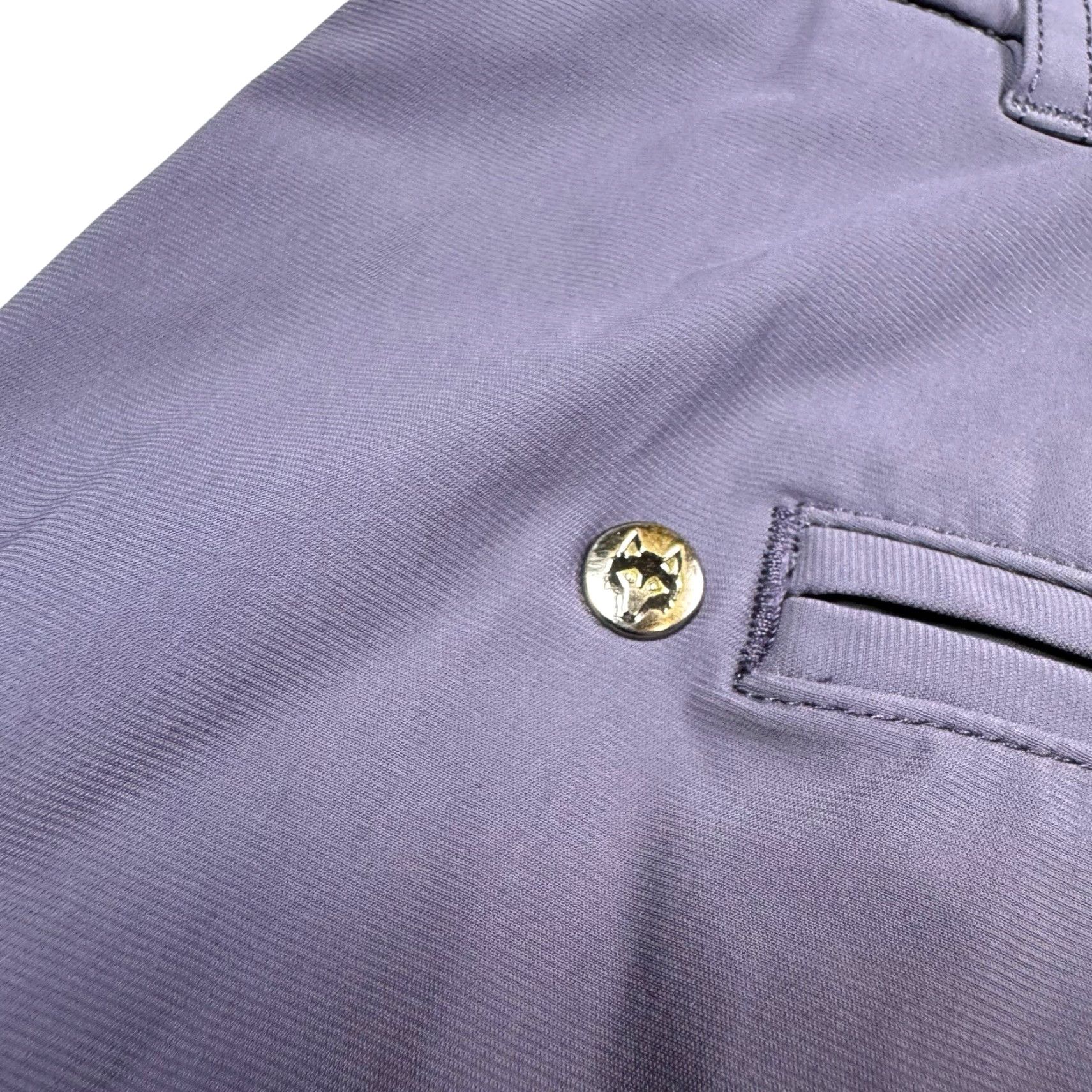 Vintage Greyson Montauk Shorts Mens 36x10 Chino Golf Stretch Active Wicking Regular Inseam 10 in Gray Athletic Casual Mens Size US 36 / EU 52 - 5 Thumbnail