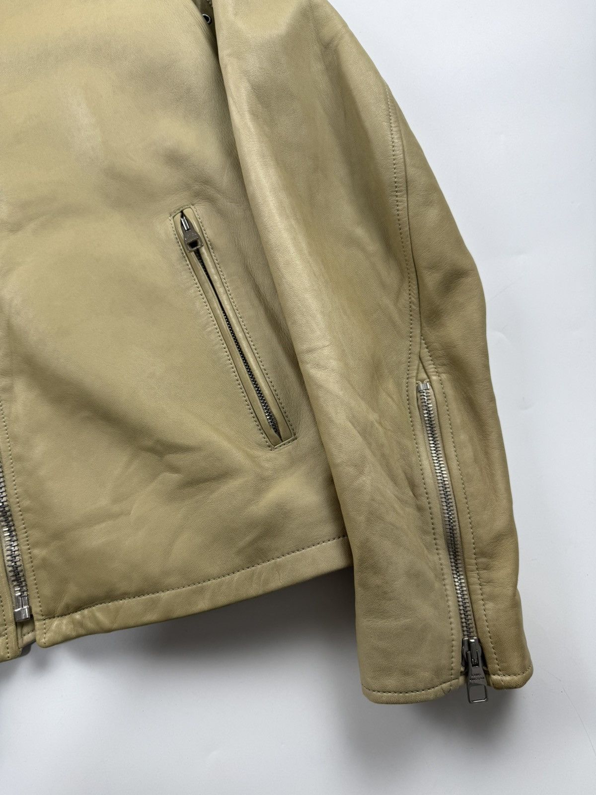 Louis Vuitton Louis Vuitton 2009 Lamb Leather Biker Jacket Size US M / EU 48-50 / 2 - 4 Thumbnail